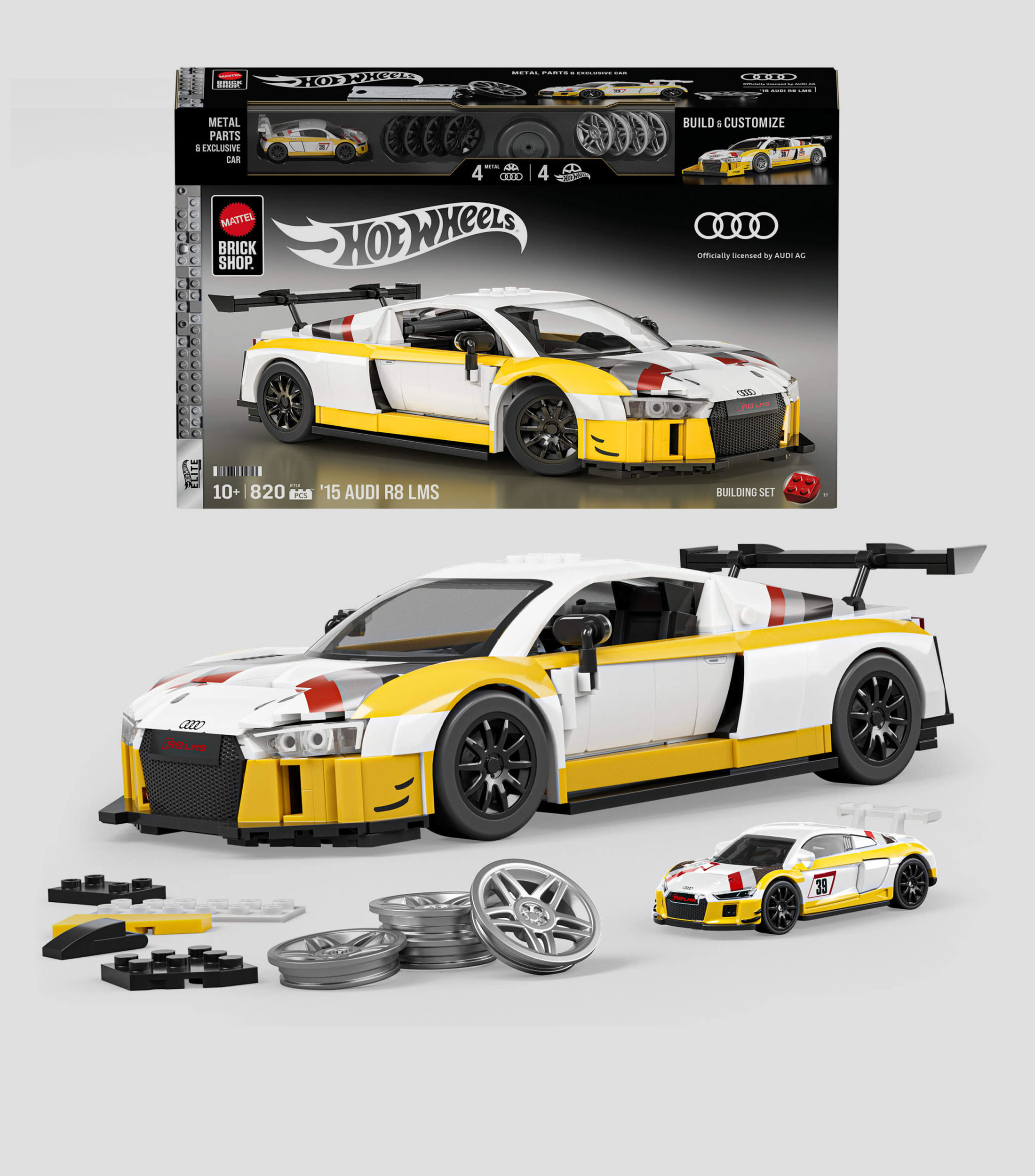 Carro coleccionable Brick Shop Elite Audi