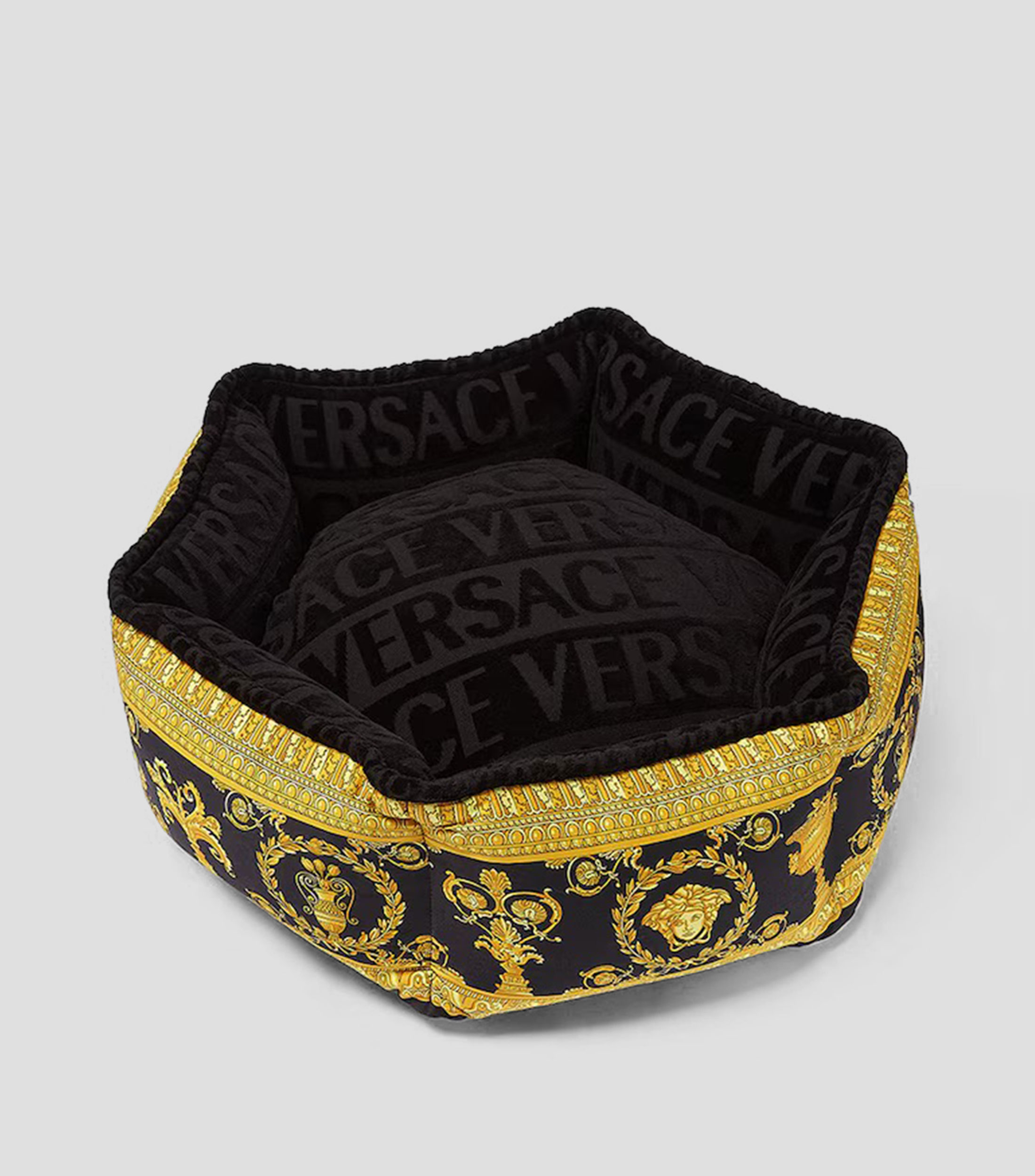 Cama para perro I Heart Baroque negro