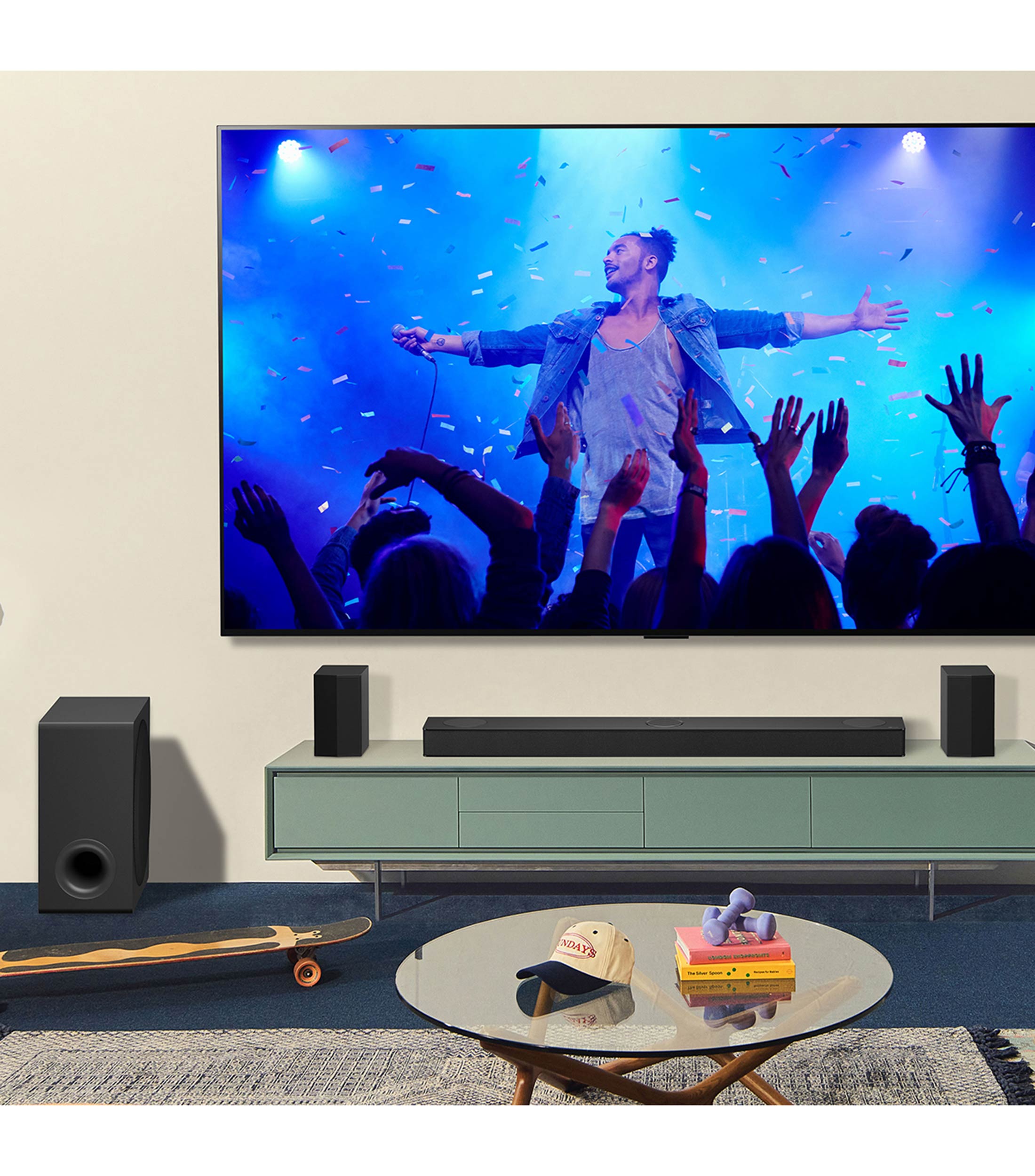 Barra de sonido S80TR 5.1.3 canales Bluetooth, Wi-Fi 580 W