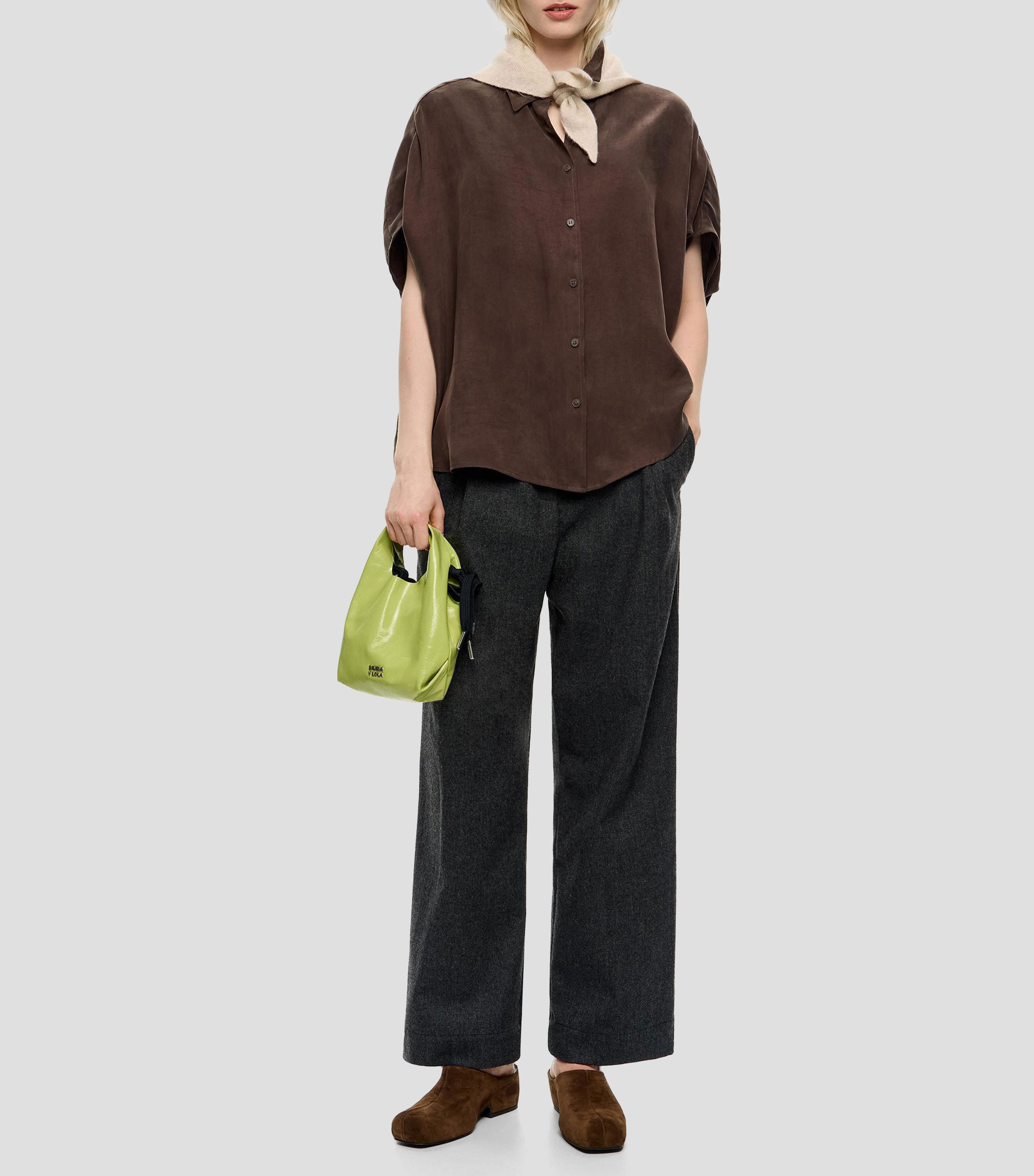 Camisa capa fluida Mujer