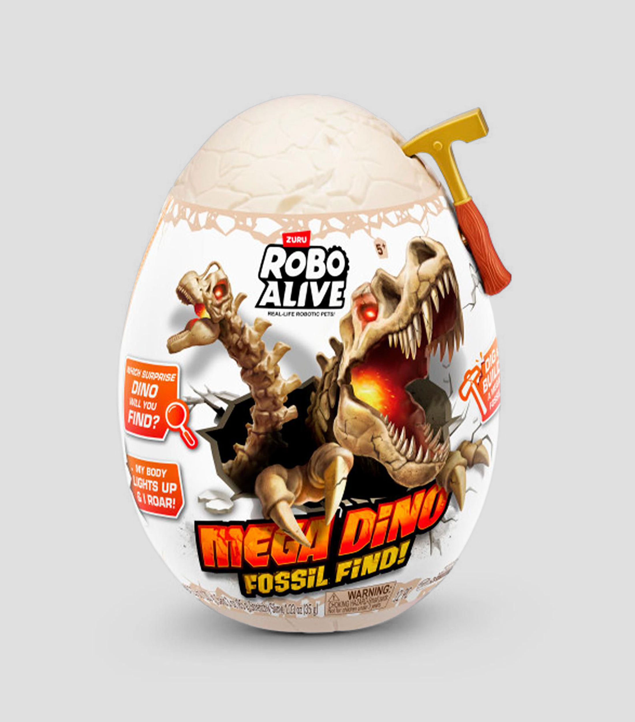 Juguete sorpresa Robo Mega Dino Fossil Find series 1