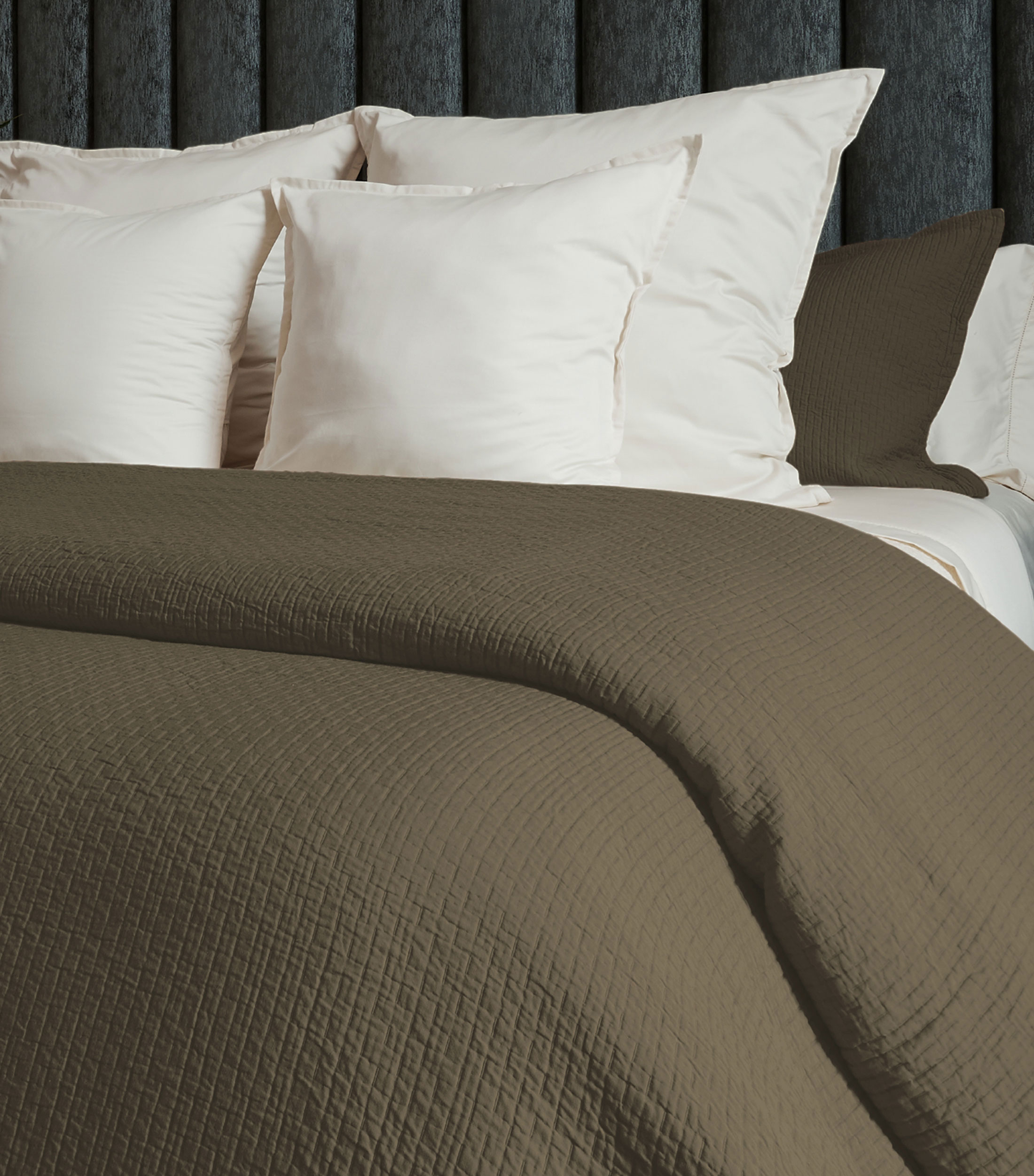 Colcha Coverlet King Size Tabaco