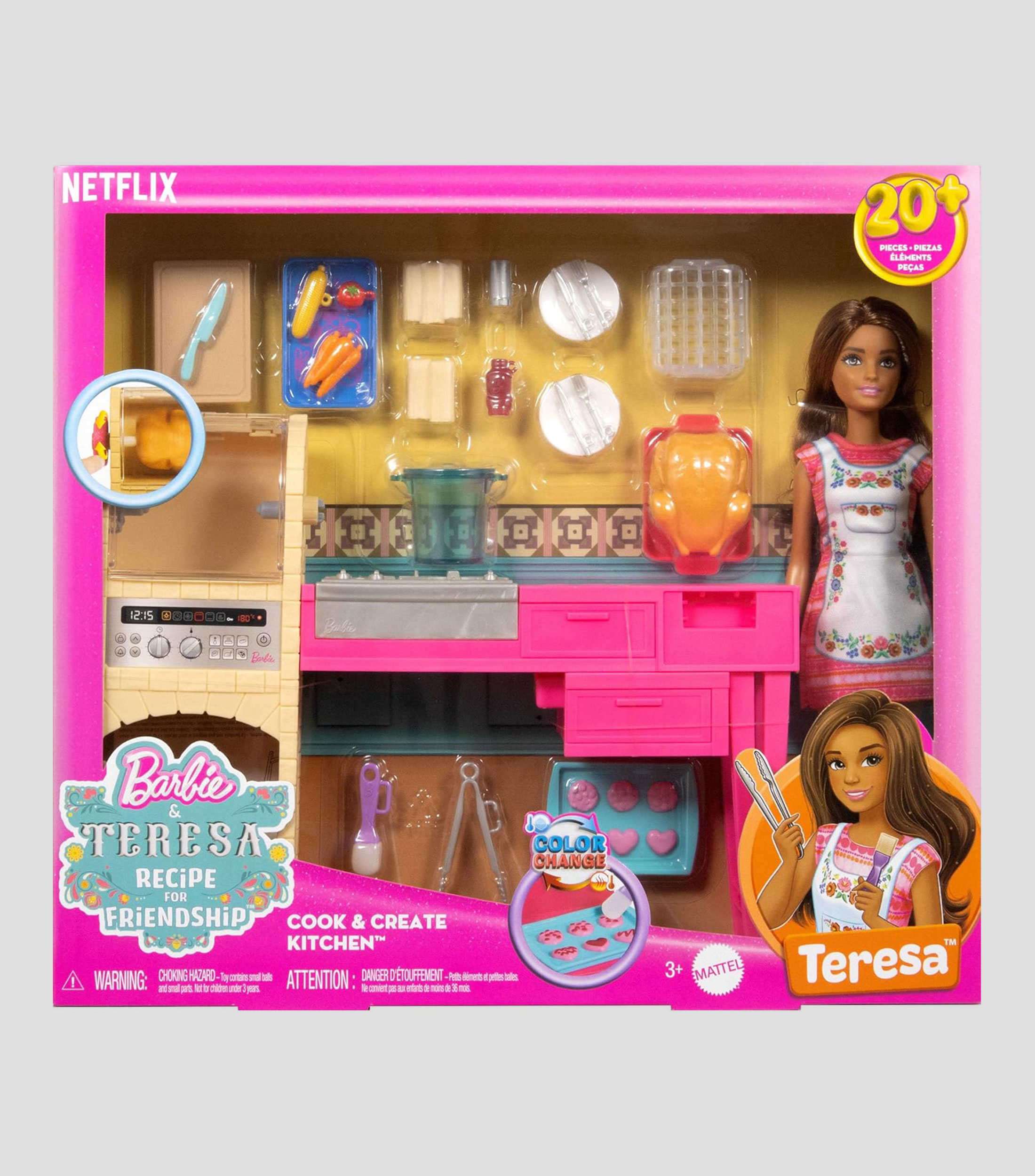 Muñeca Barbie Set Crea y Cocina con Teresa