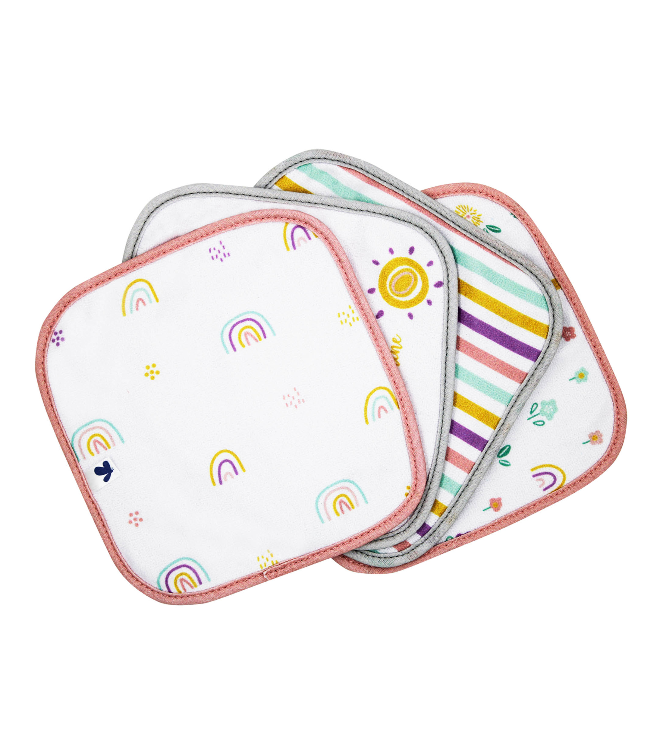 Set de 4 toallitas faciales Bebe