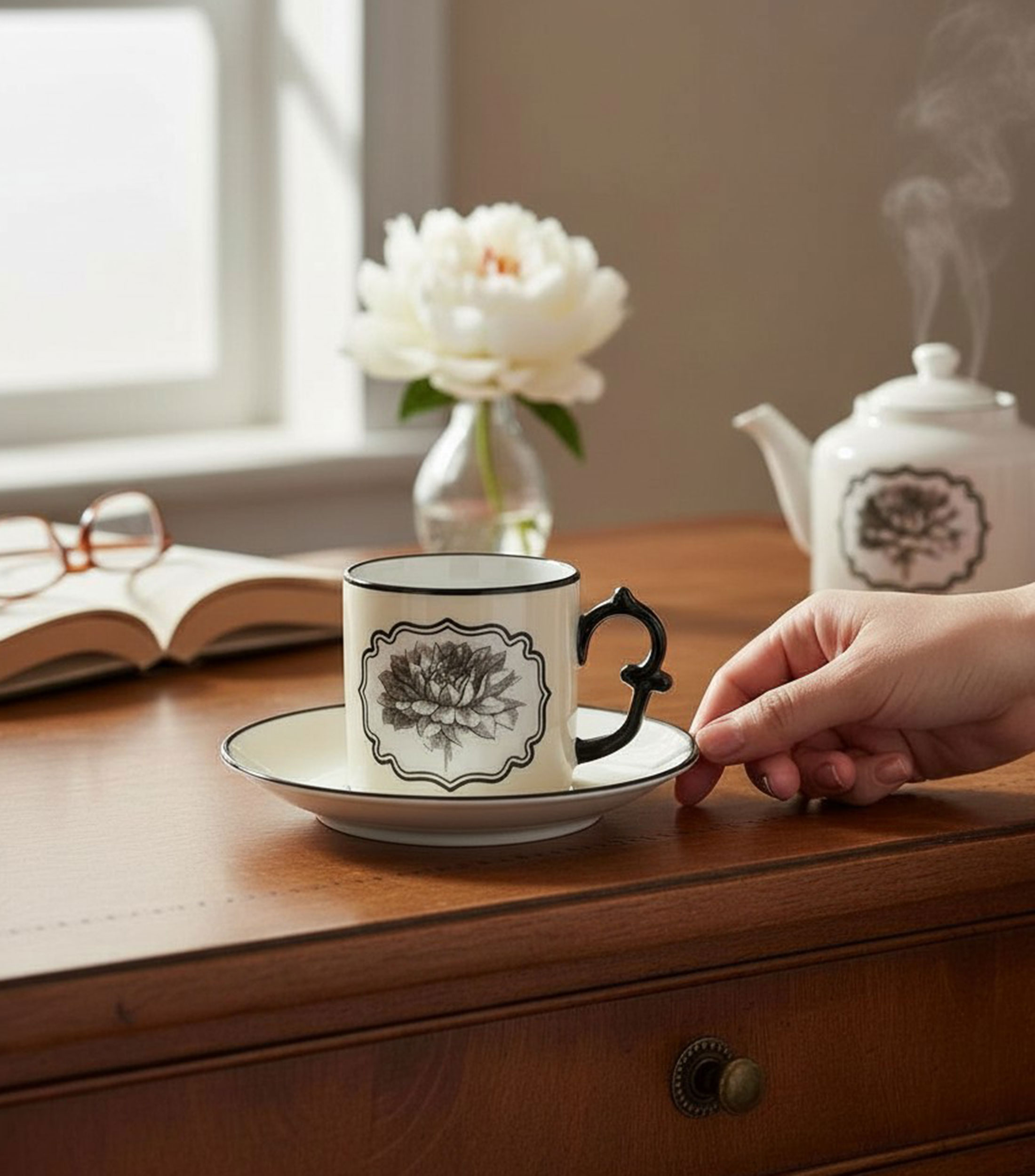Terno para café Herbariae