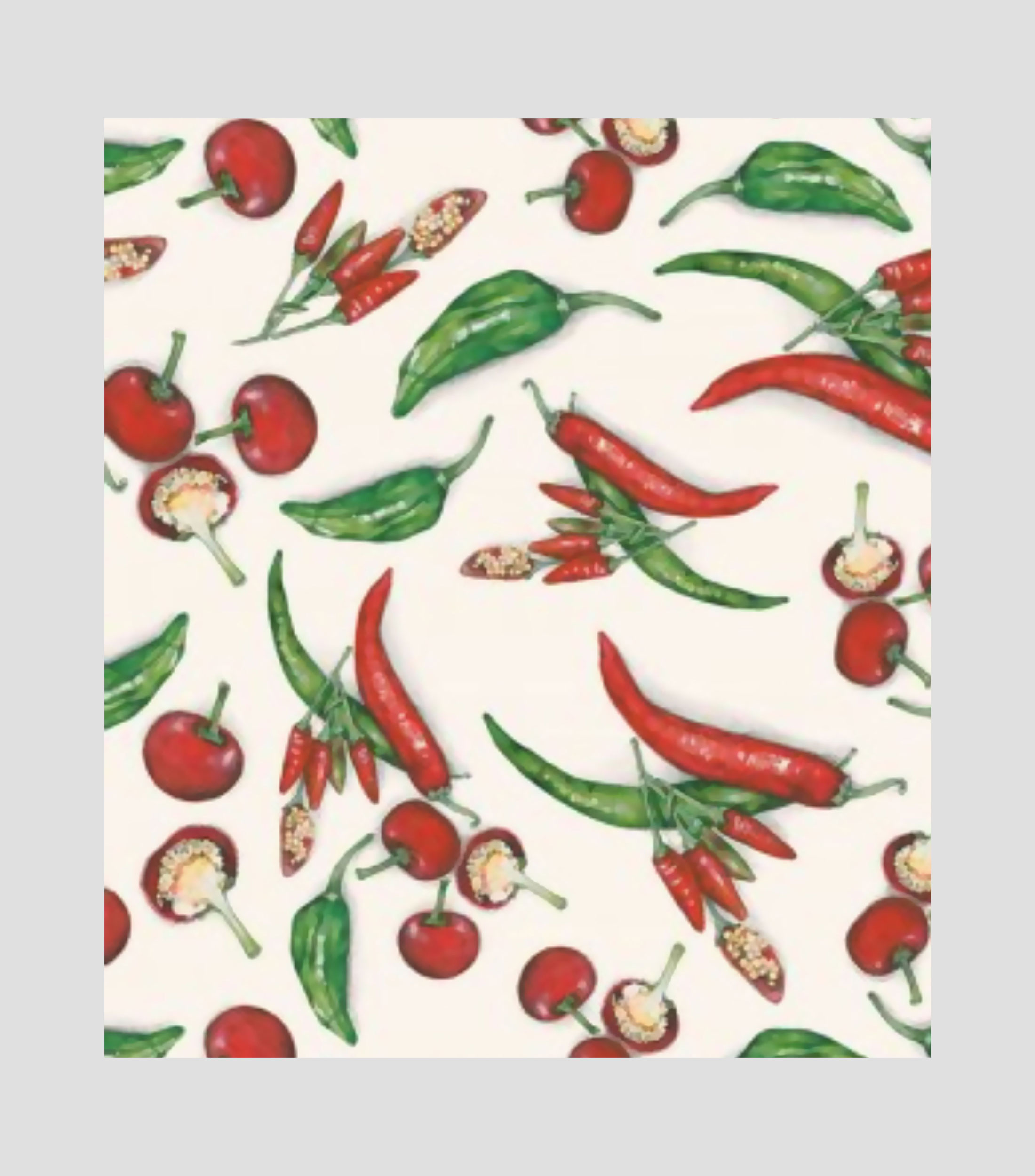Pliego de papel Chiles Jitomate 50 x 70 cm
