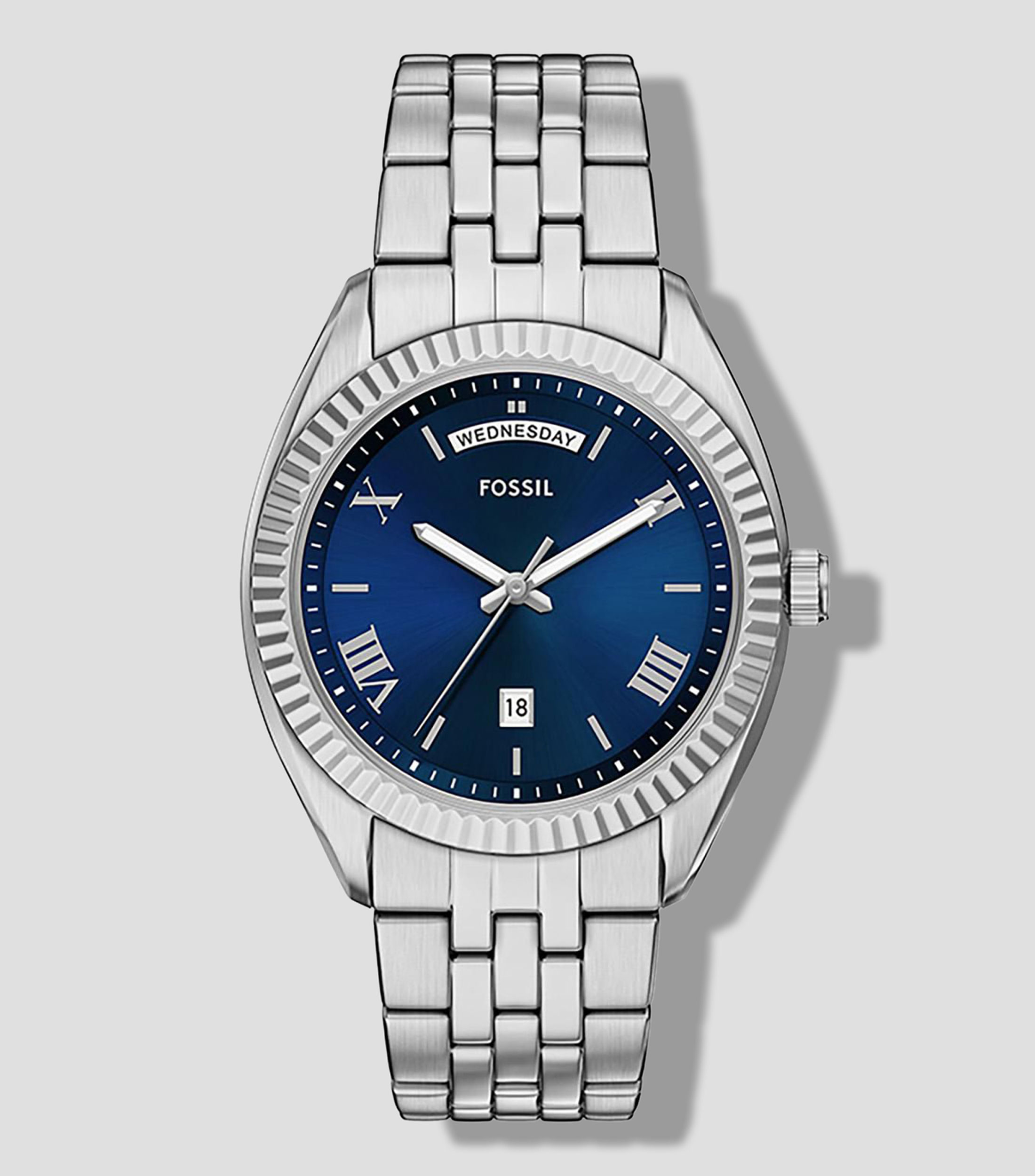 Reloj para hombre Campbell casual, plateado