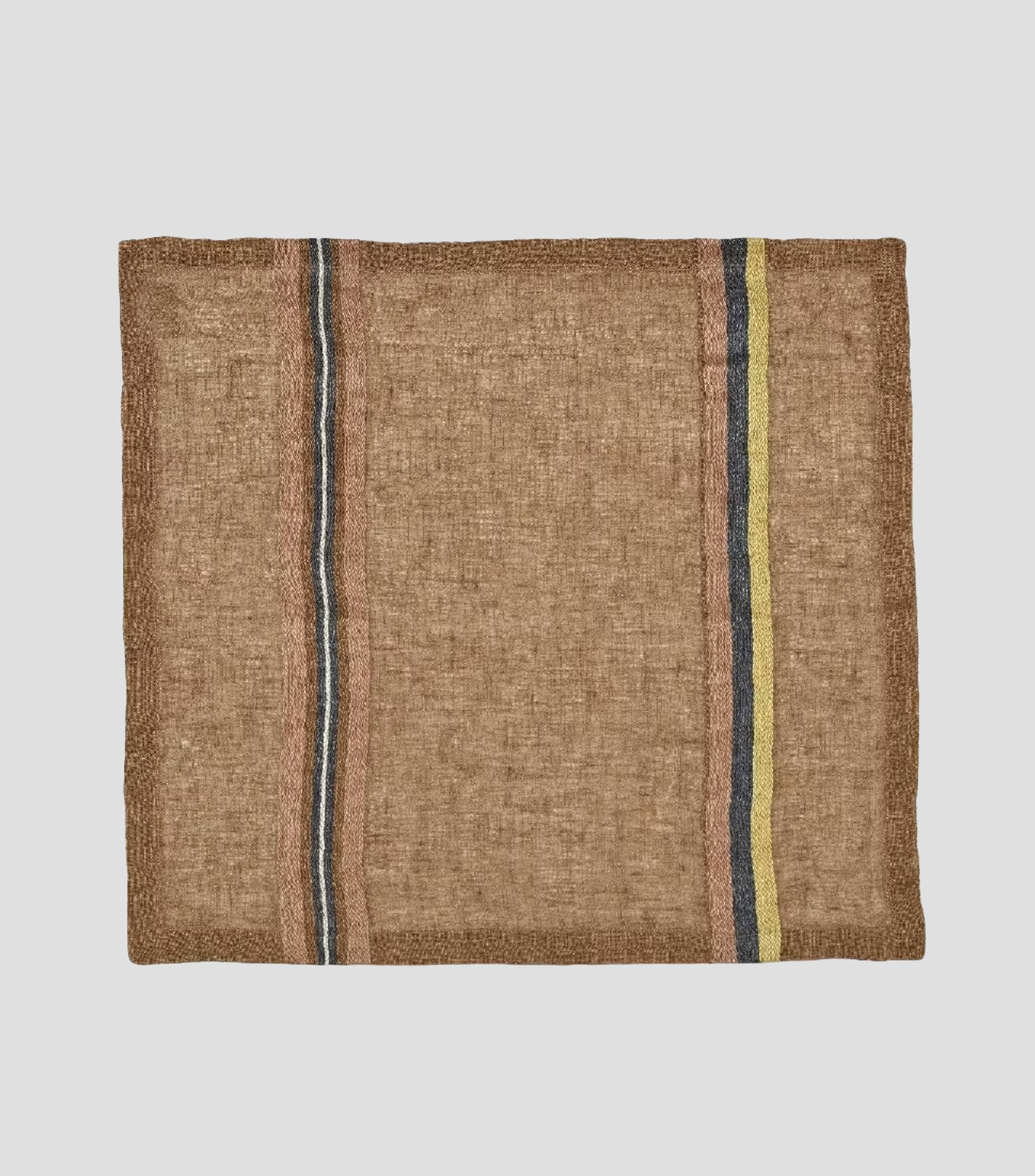 Servilleta Virginia café con rayas