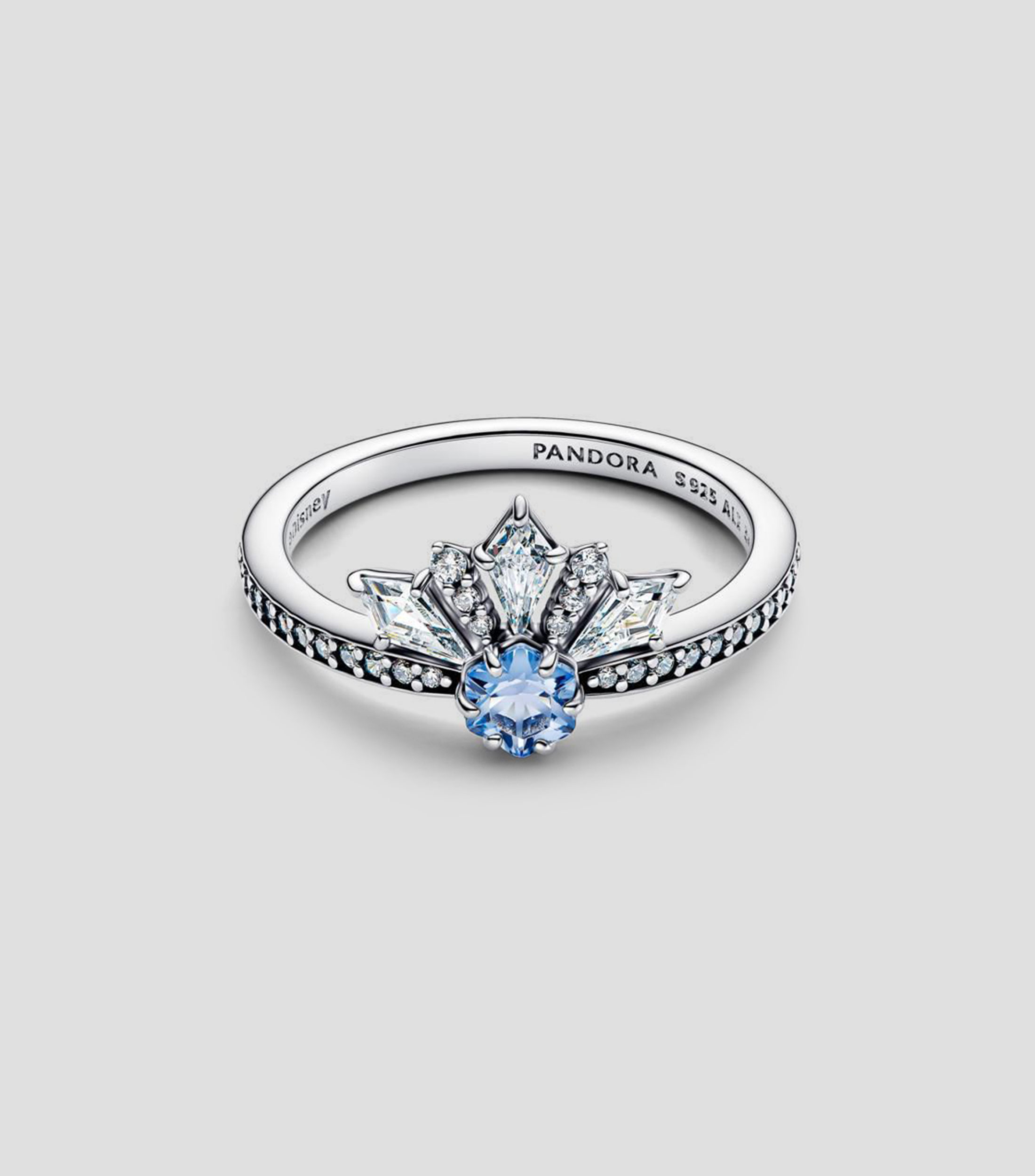 Anillo en plata .925 Frozen con circonitas Mujer