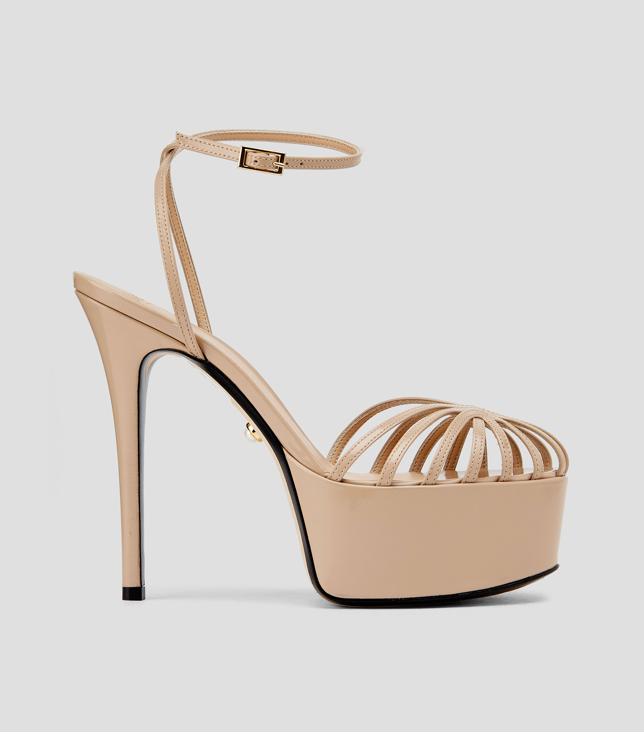 Zapatillas con tacón alto de aguja Mujer