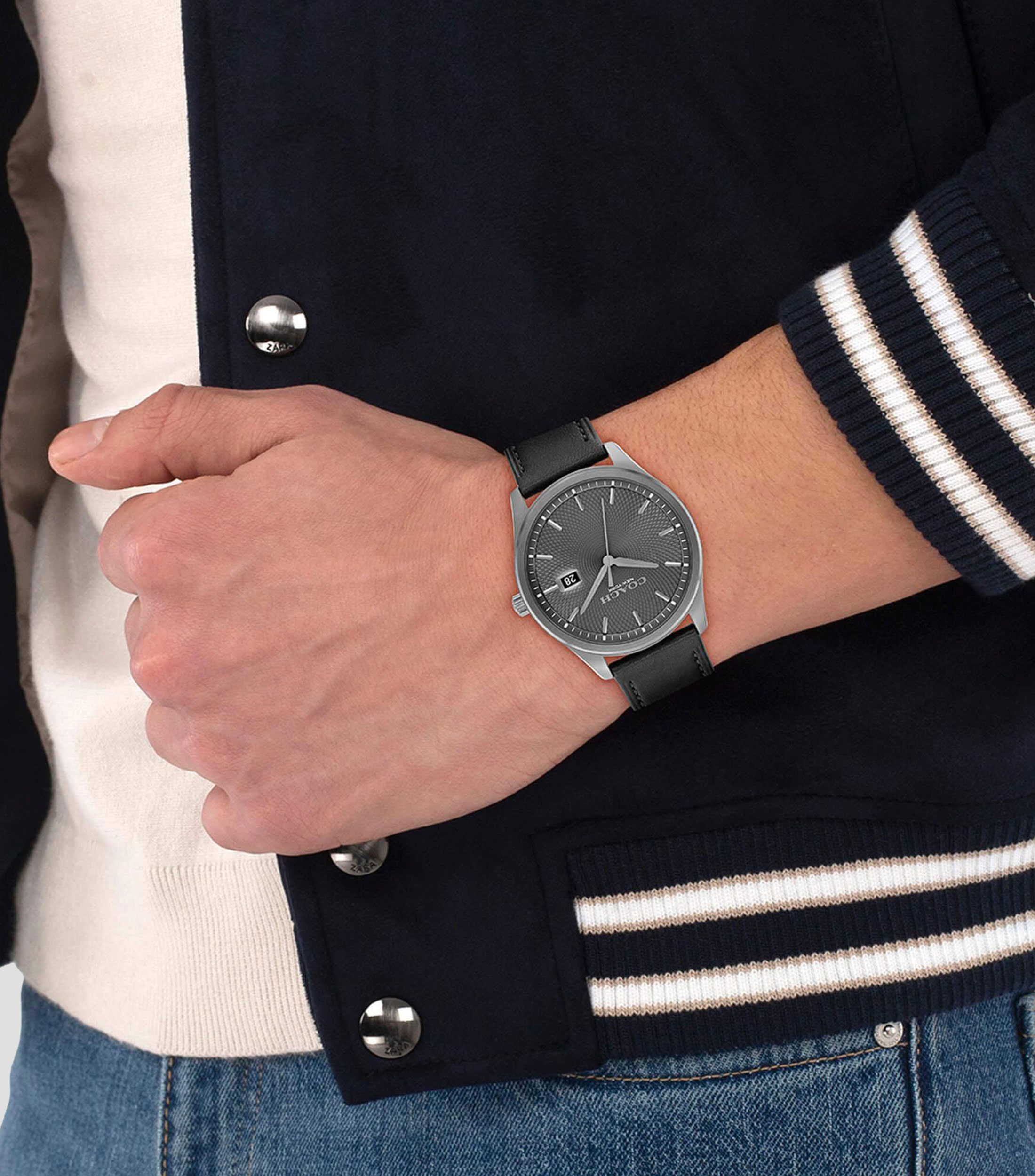 Reloj para hombre Coach Oliver Casual, Plateado