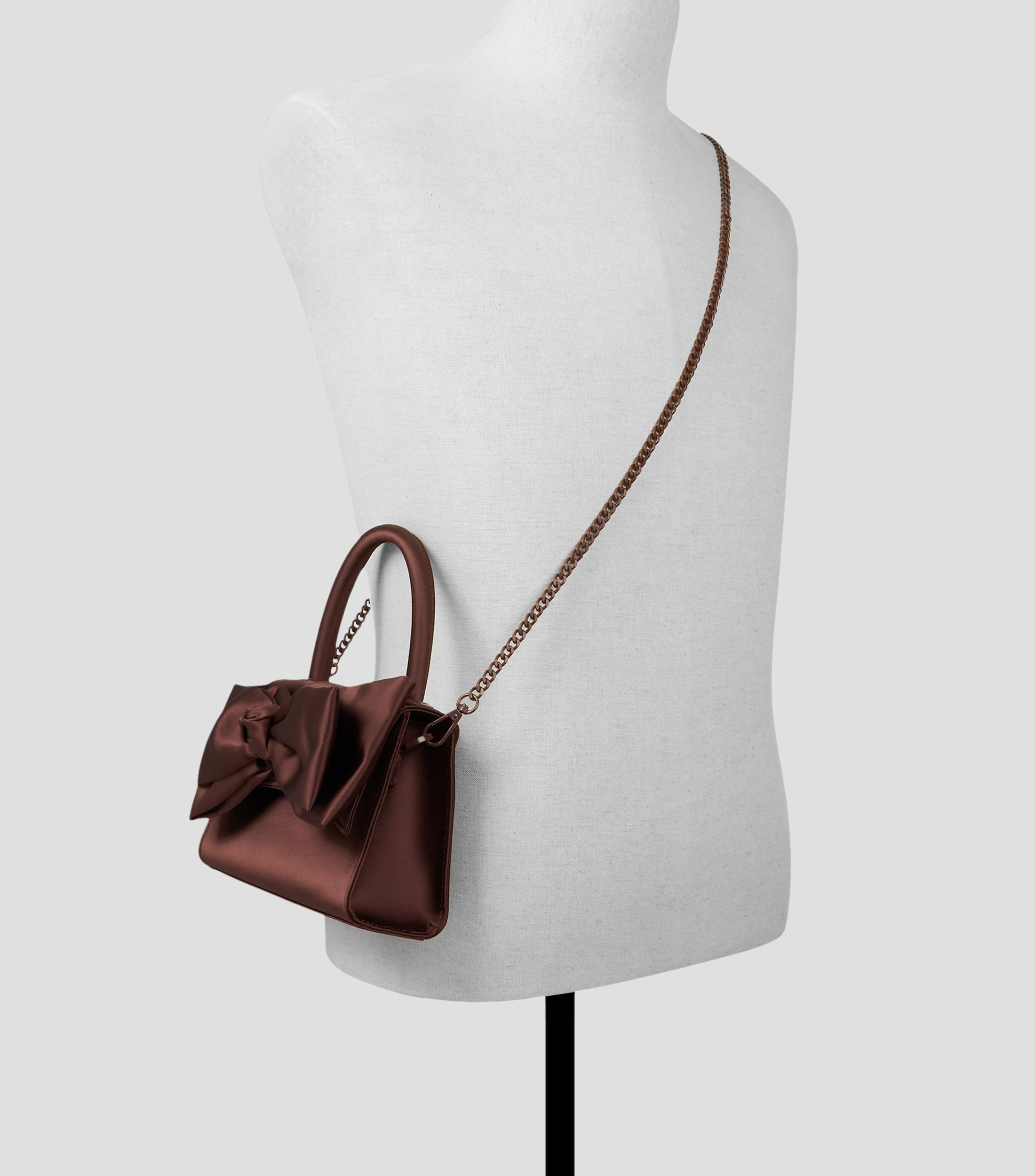Bolsa satchel satinada Mujer