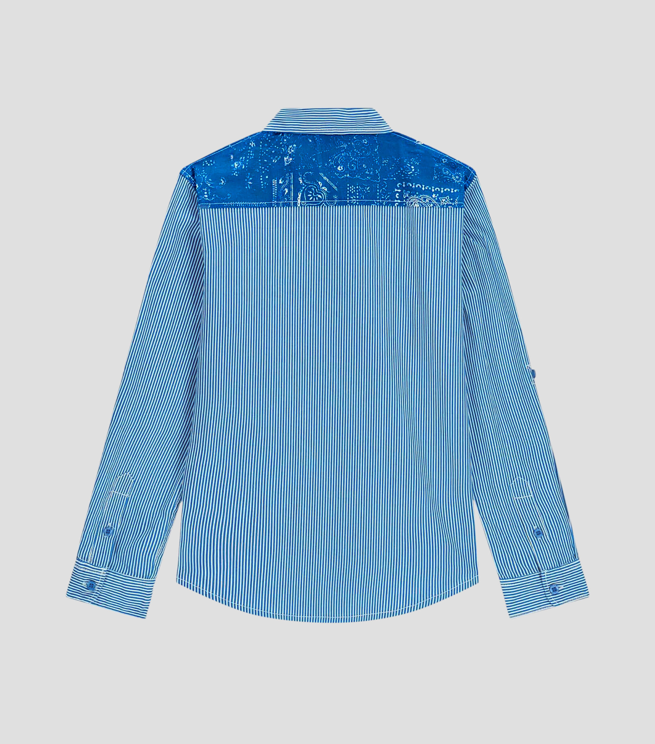 Camisa con líneas manga larga Niño