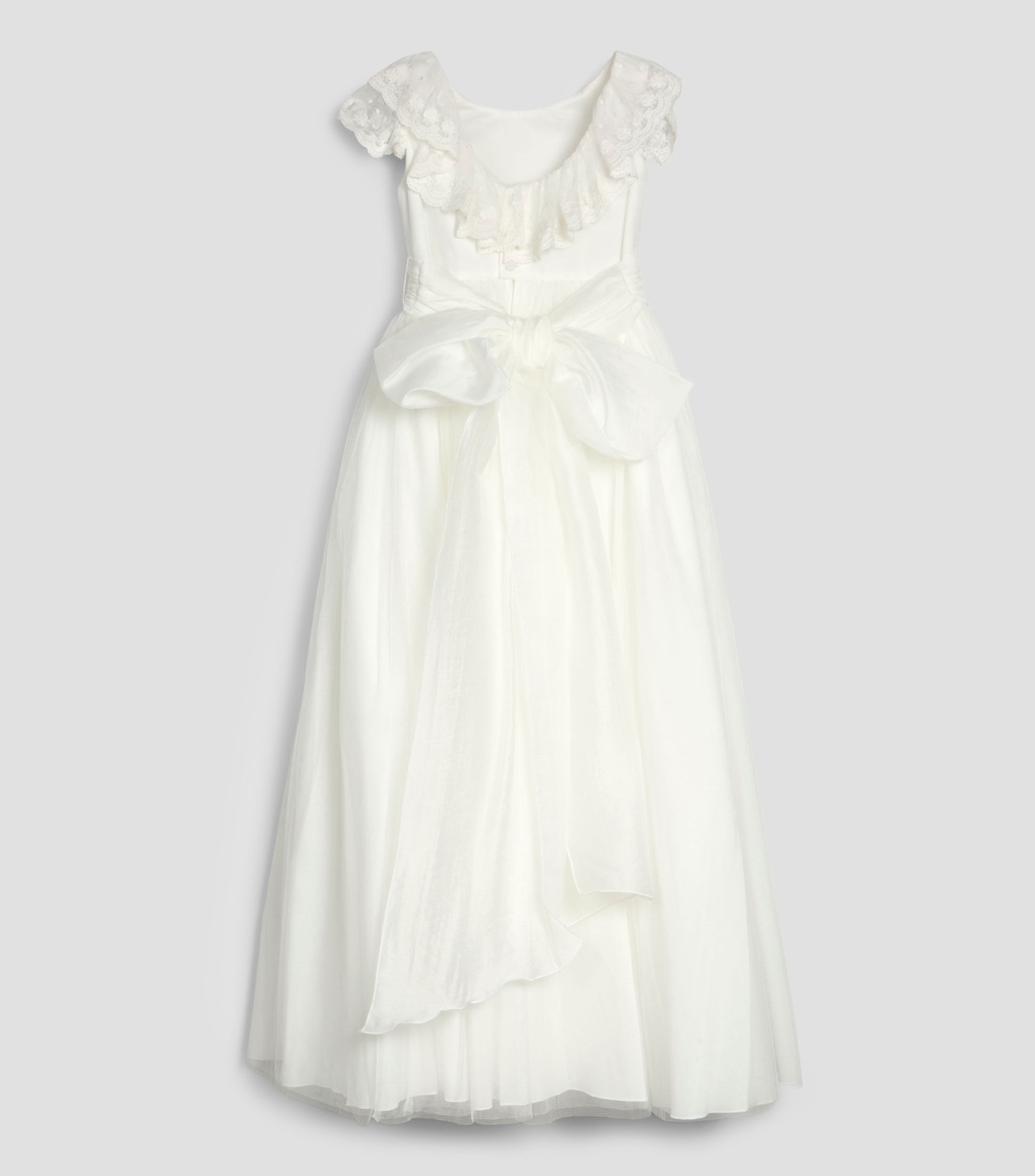 Vestido para ceremonia liso Niña