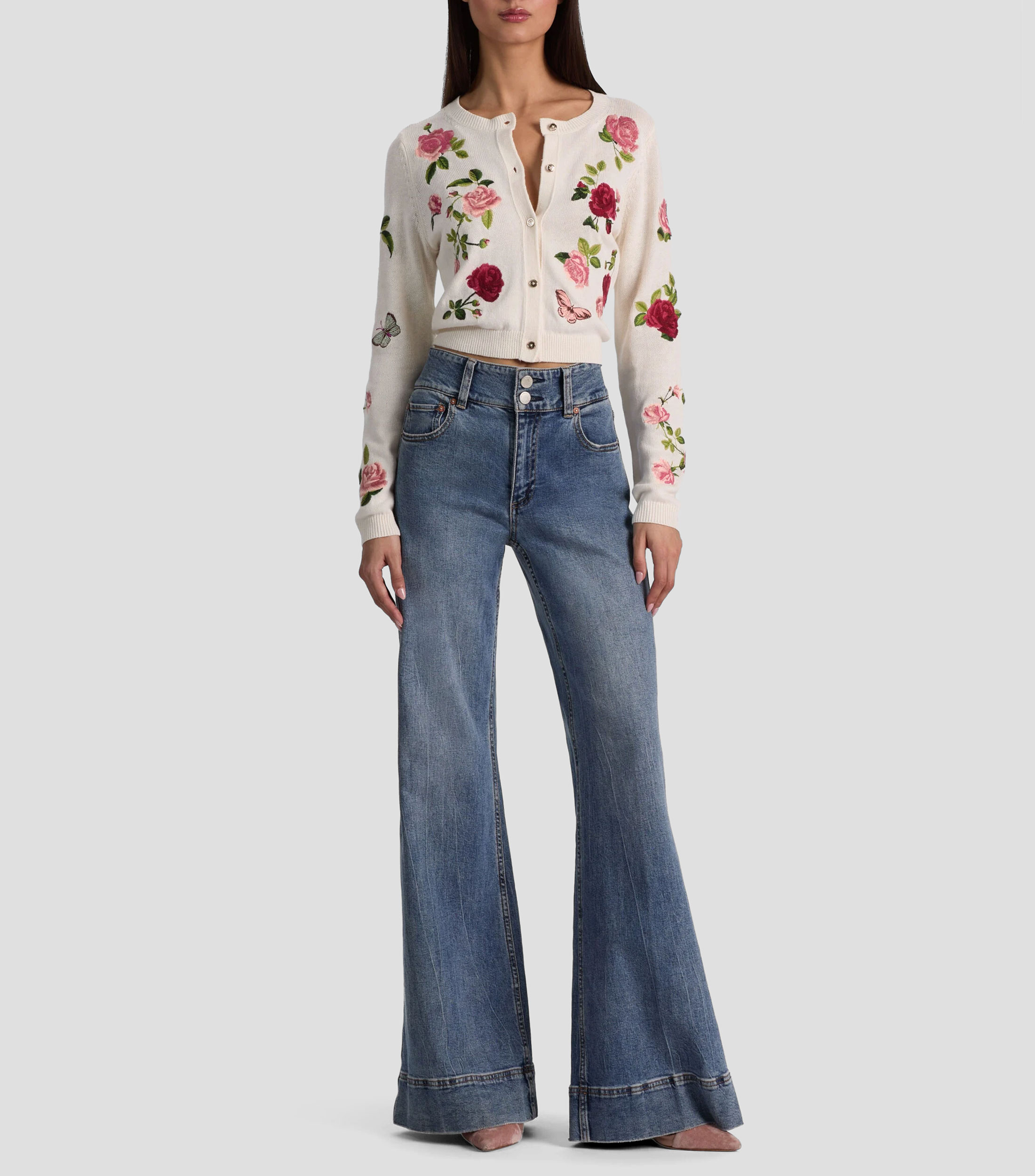 Cárdigan estampado Mujer