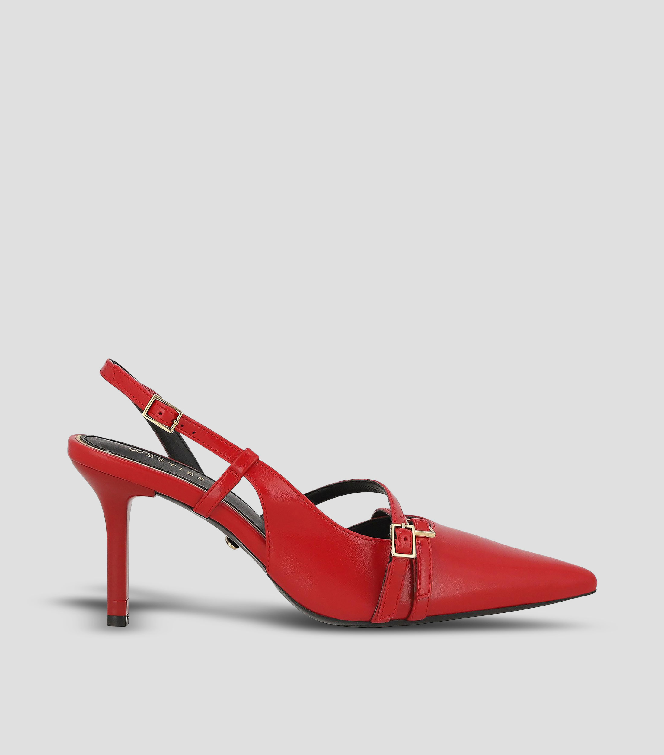 Zapatillas con tacón alto de aguja Mujer