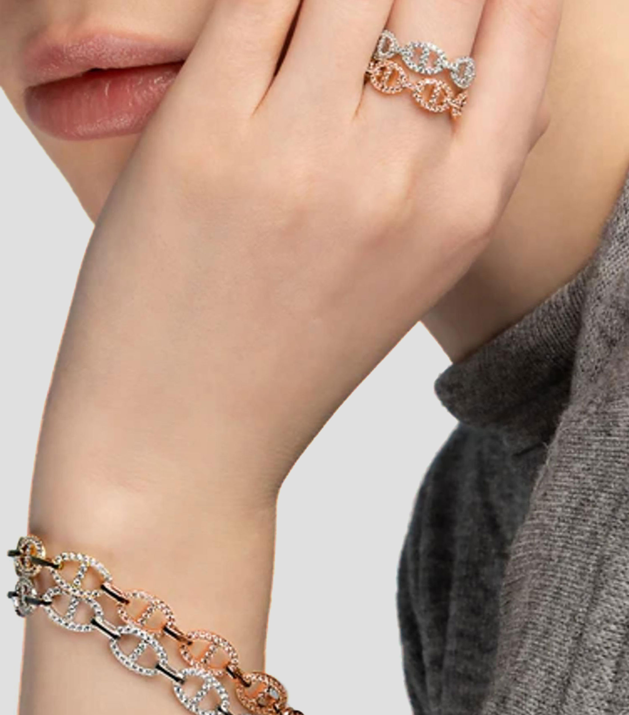 Anillo Yacht Club Maille Marine Mujer