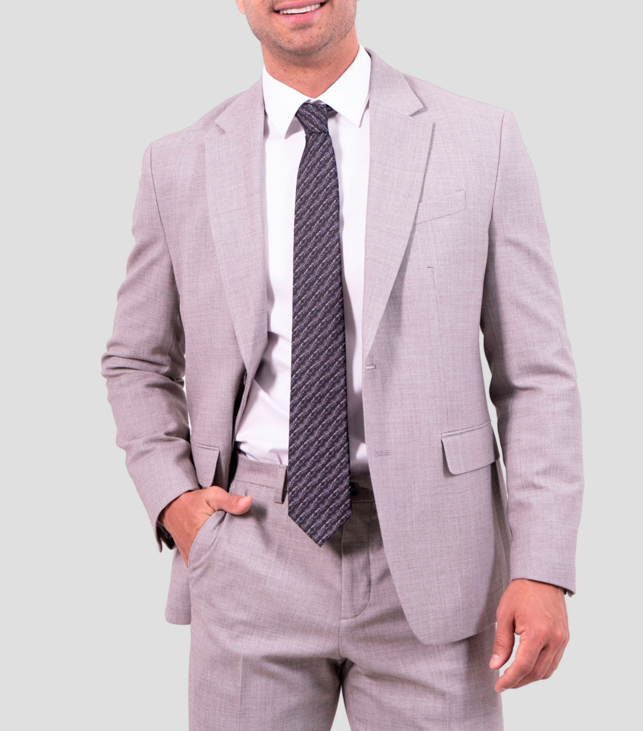 Corbata ancha en seda negro estampada Quetzalcoatl