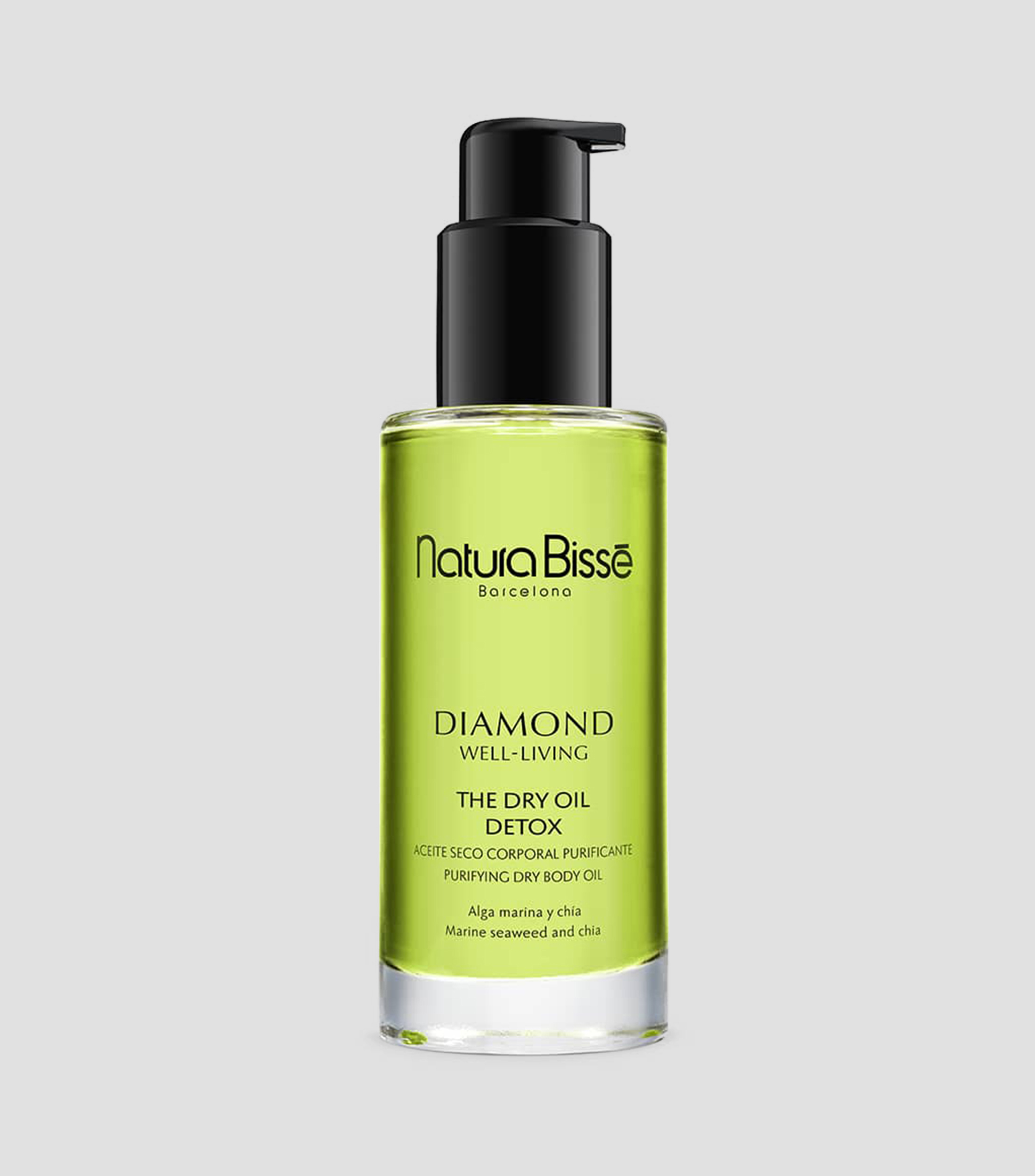 Aceite corporal Diamond Well Living Detox Dry Oil, 100 ml