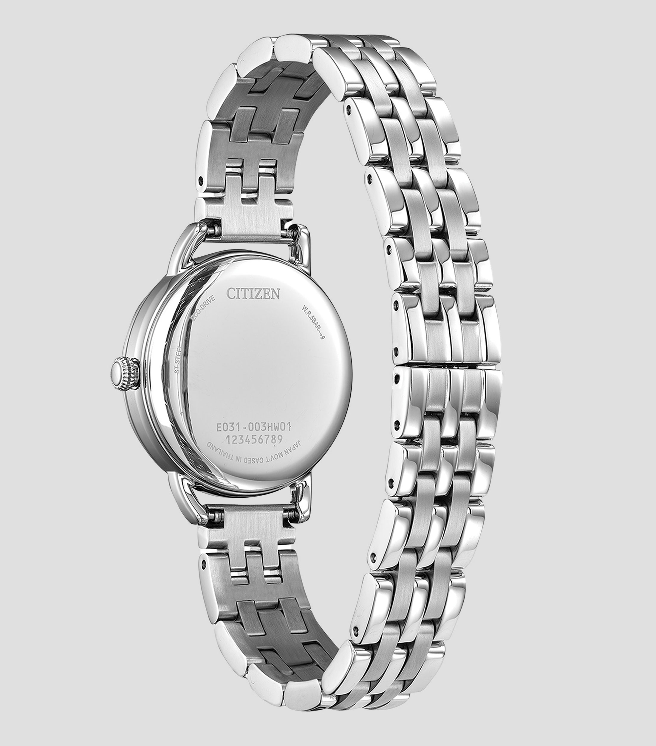 Reloj para Mujer Ladies Coin Edge Casual, Plateado