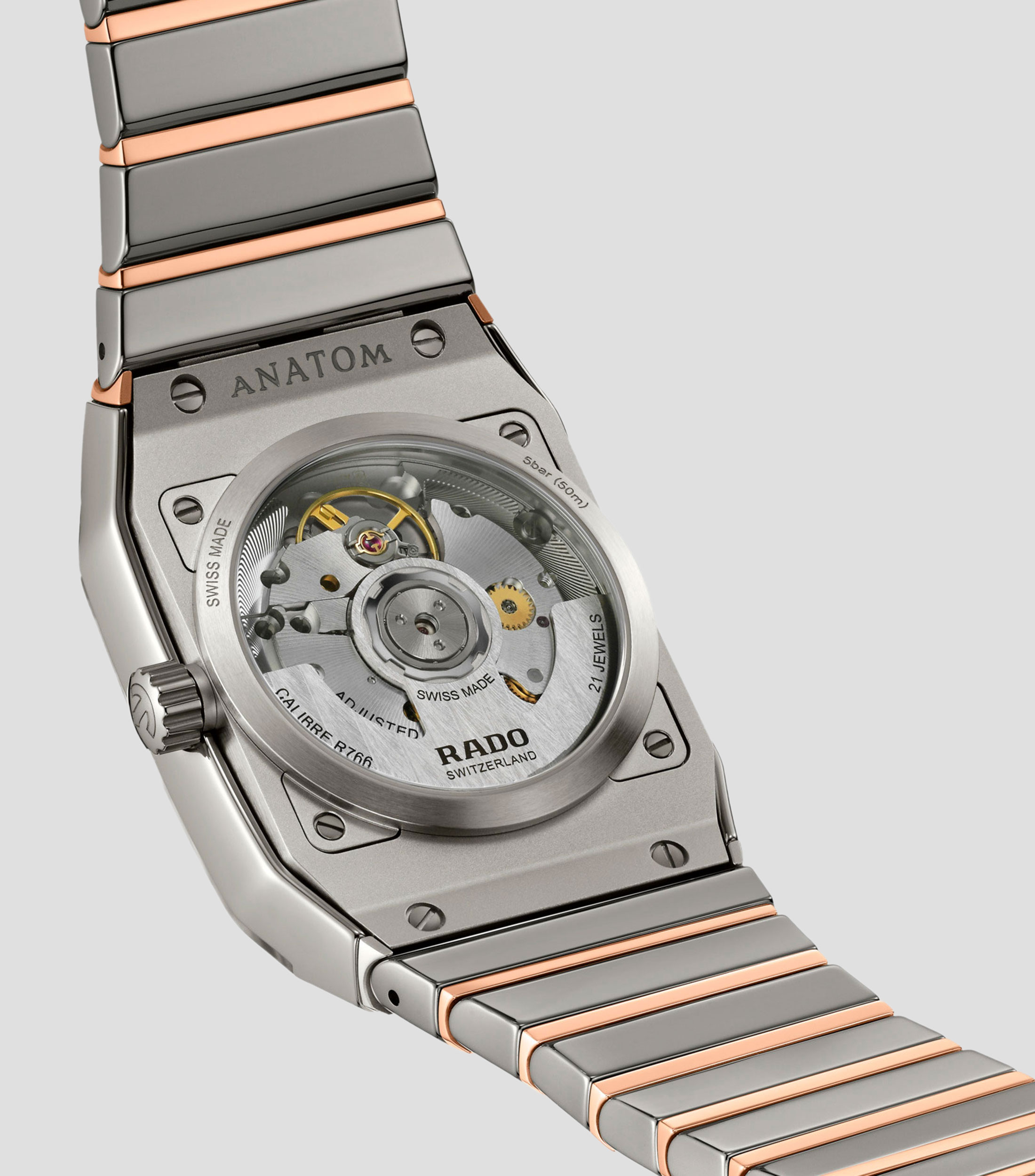 Reloj Unisex Automático Anatom Lifestyle Carátula Gris Obscuro