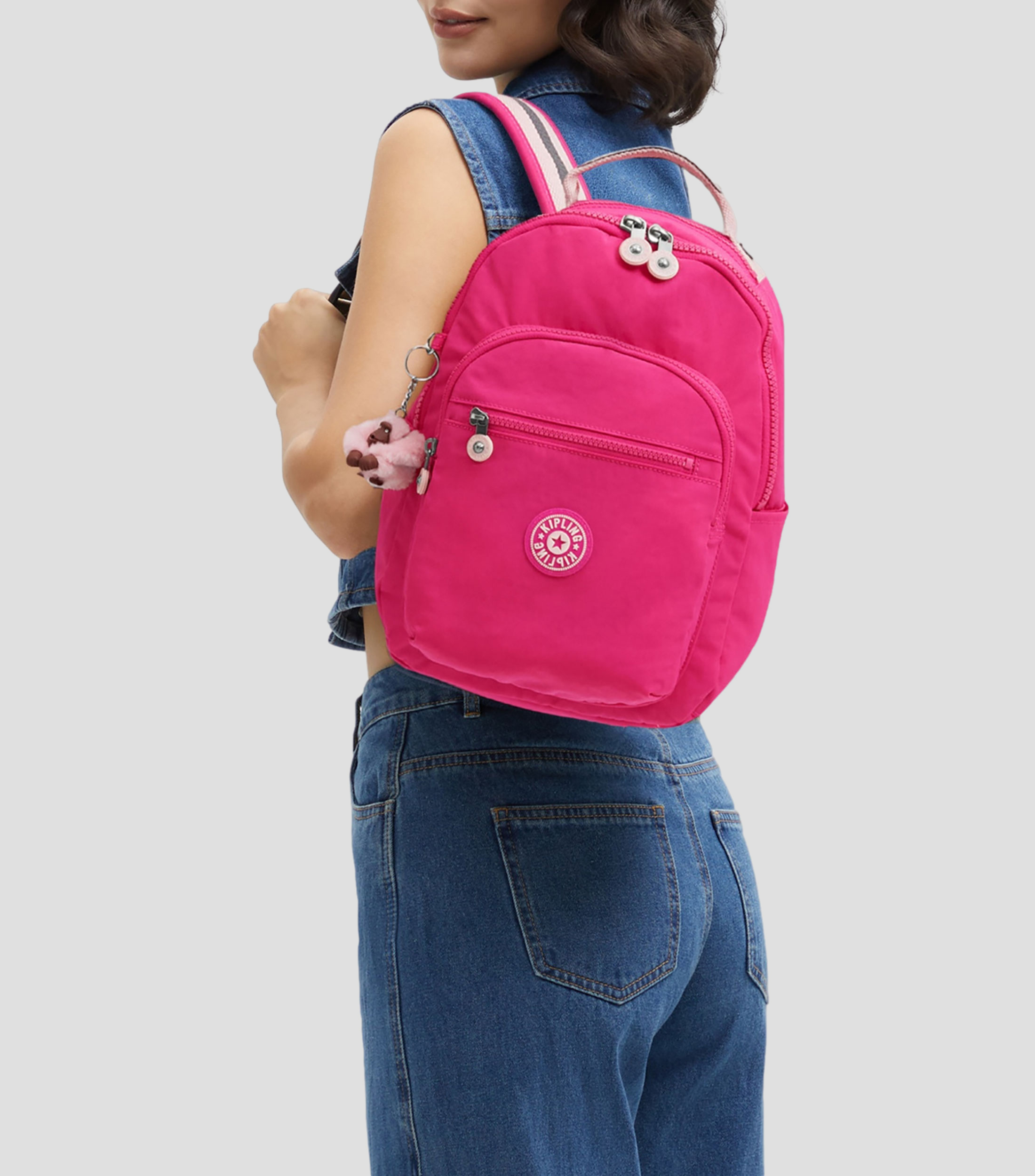Mochila Escolar Seoul Intense Rose Niña