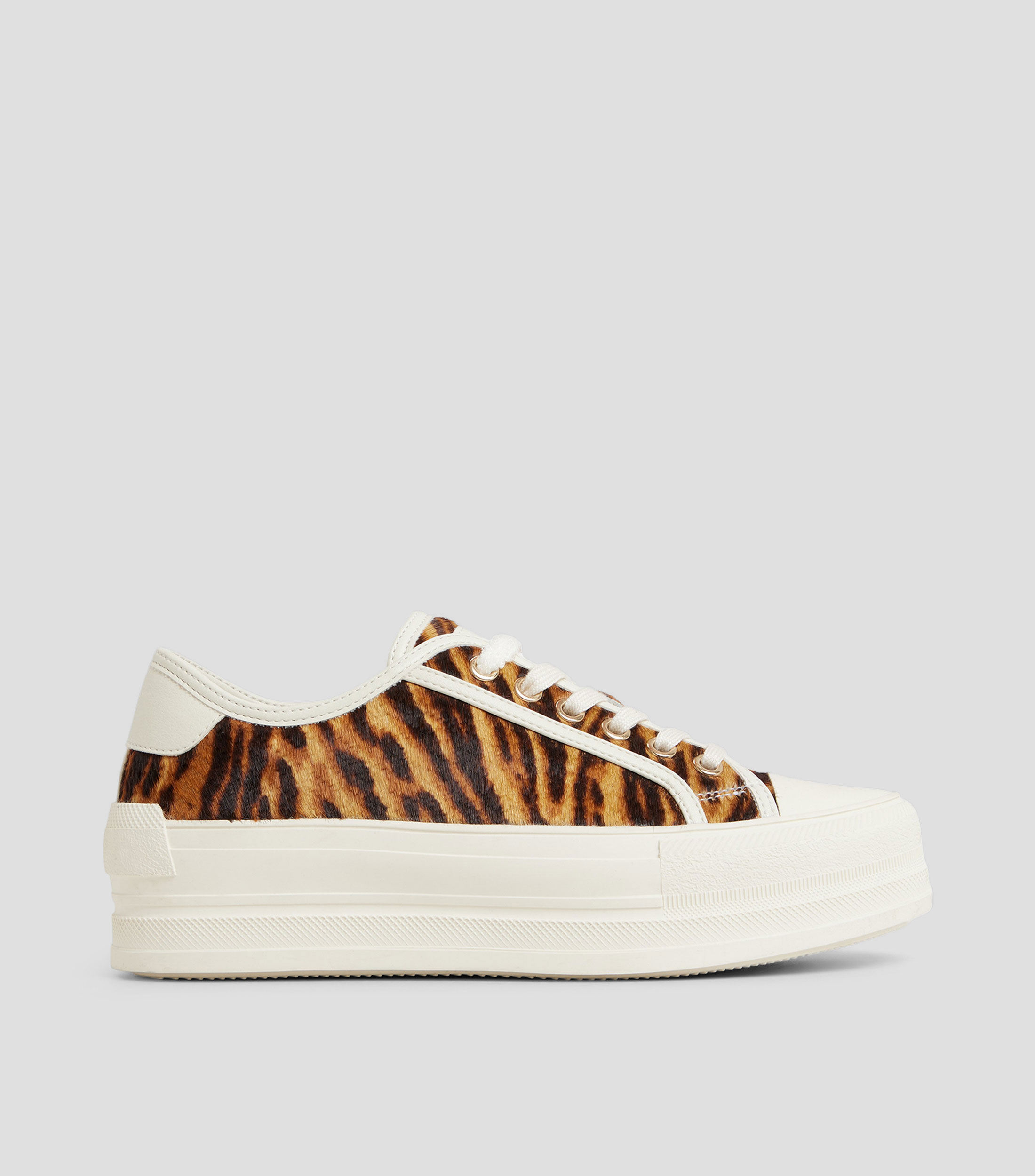 Tenis Casuales de plataforma animalprint Mujer