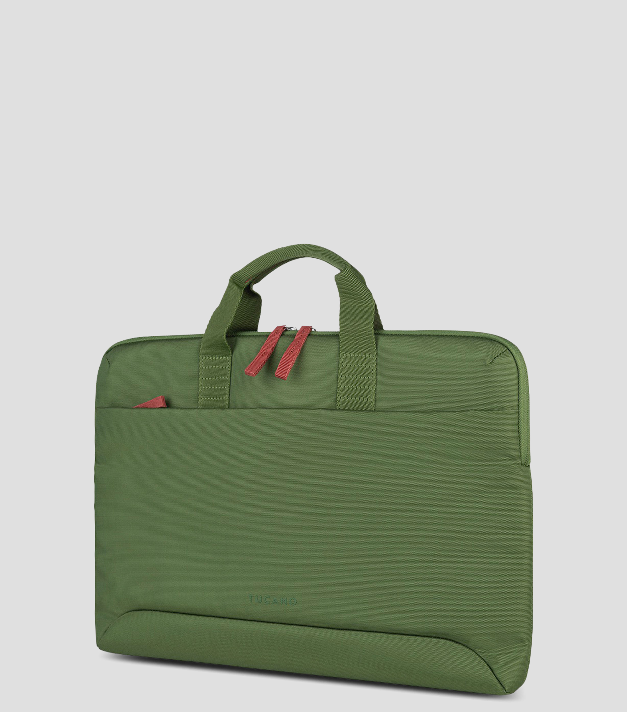 Bolso porta laptop 14" verde Smilza liso Unisex