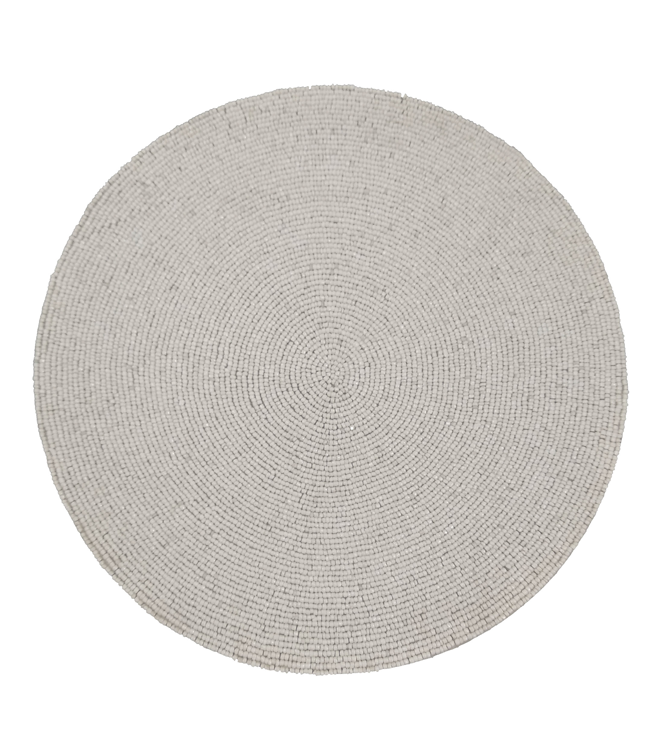 Mantel Individual Redondo Crema