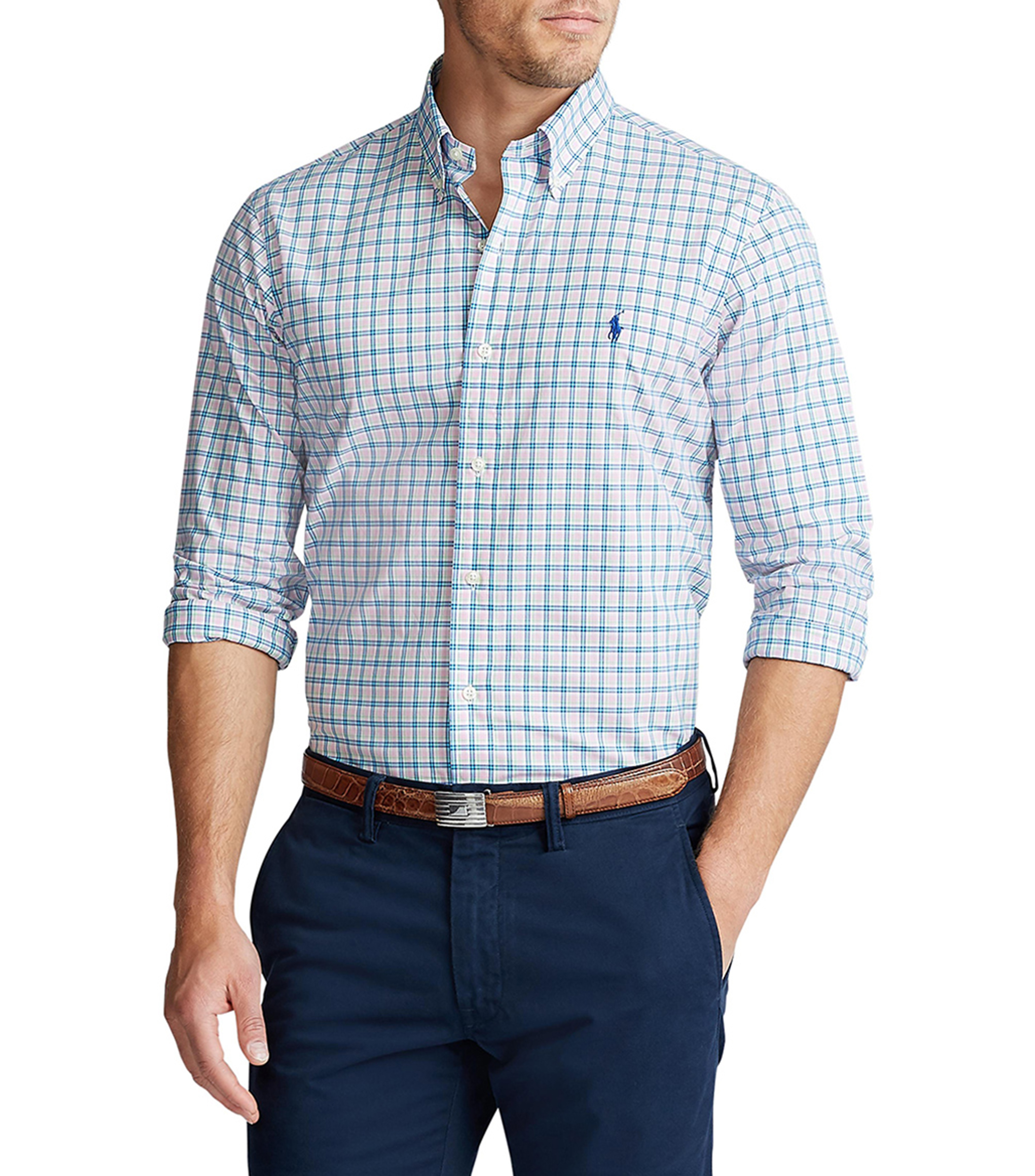 Polo Ralph Lauren Camisa con cuadros manga larga Hombre El Palacio de