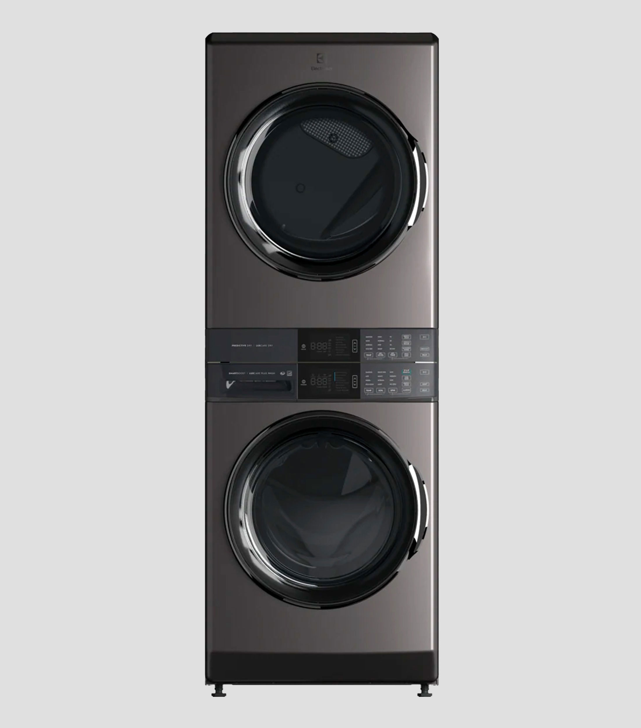 Lavasecadora Eléctrica 21 Kg Laundry Tower Serie 600 Carga Frontal ELTE7600AT Gris Titanio