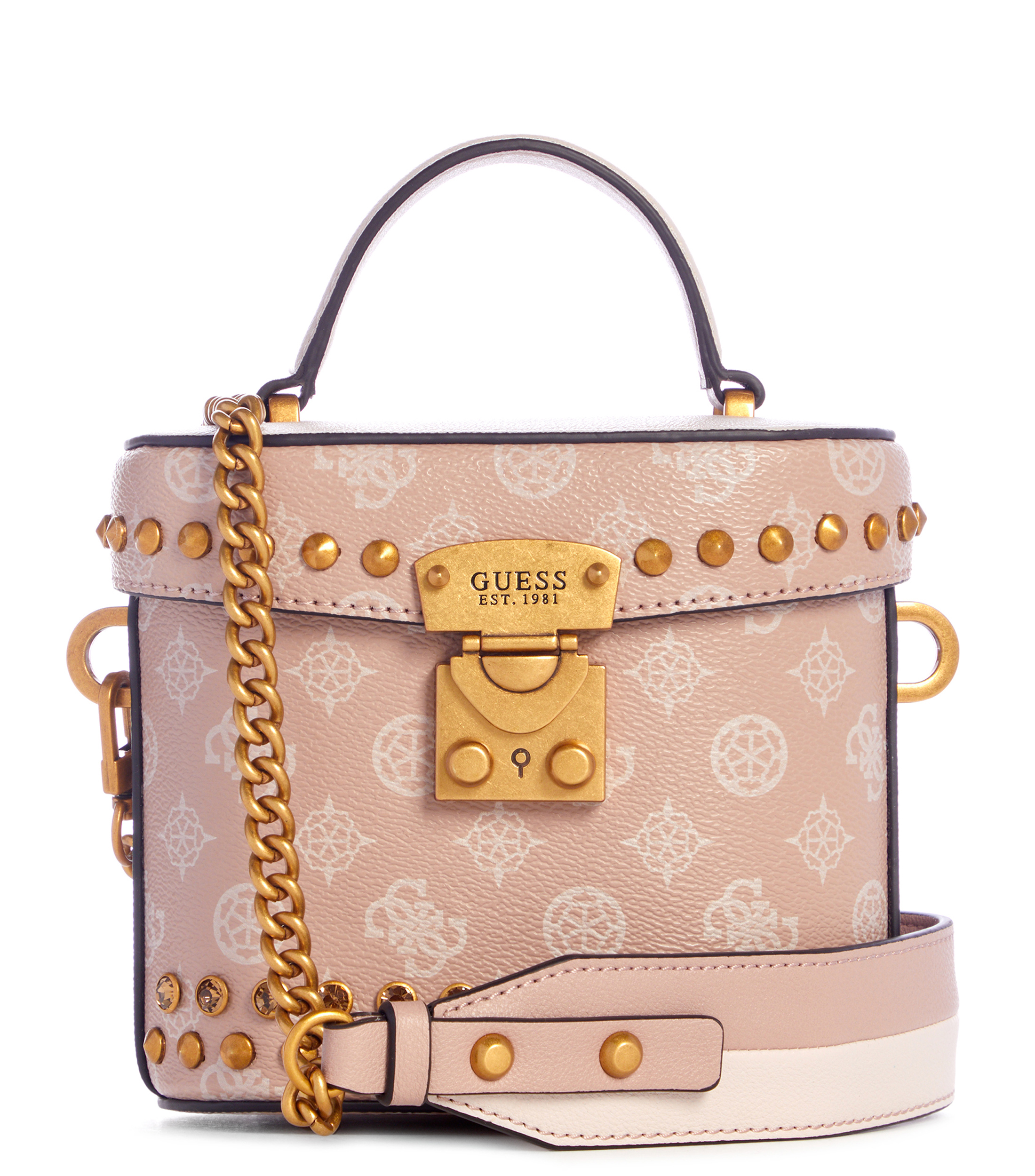 Bolsa Fynna Mini Status Crossbody En Color Rosa Logo | Meses Sin Interés