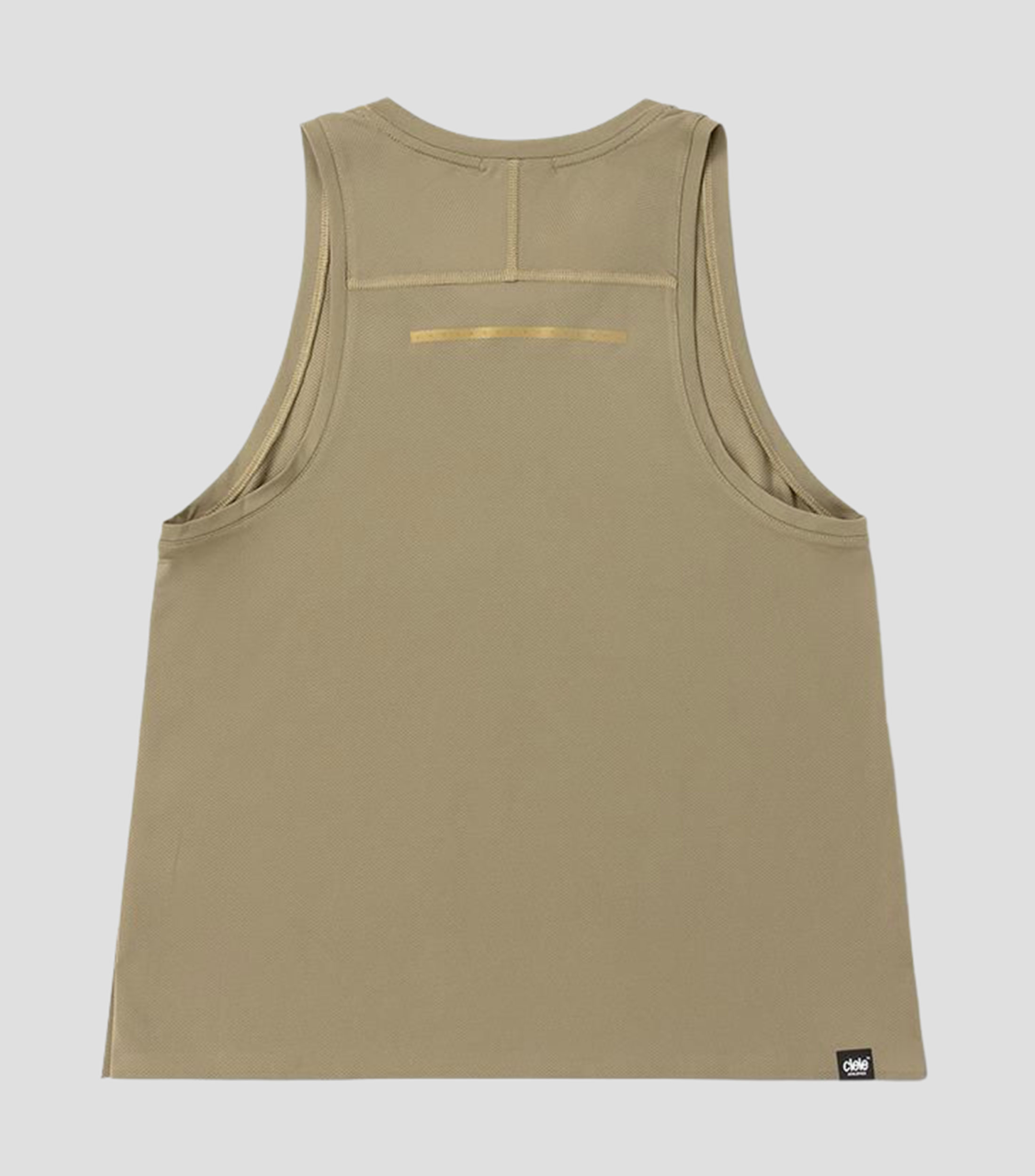 Tank para correr Singlet 2 Canvas cuello redondo sin mangas lisa Mujer