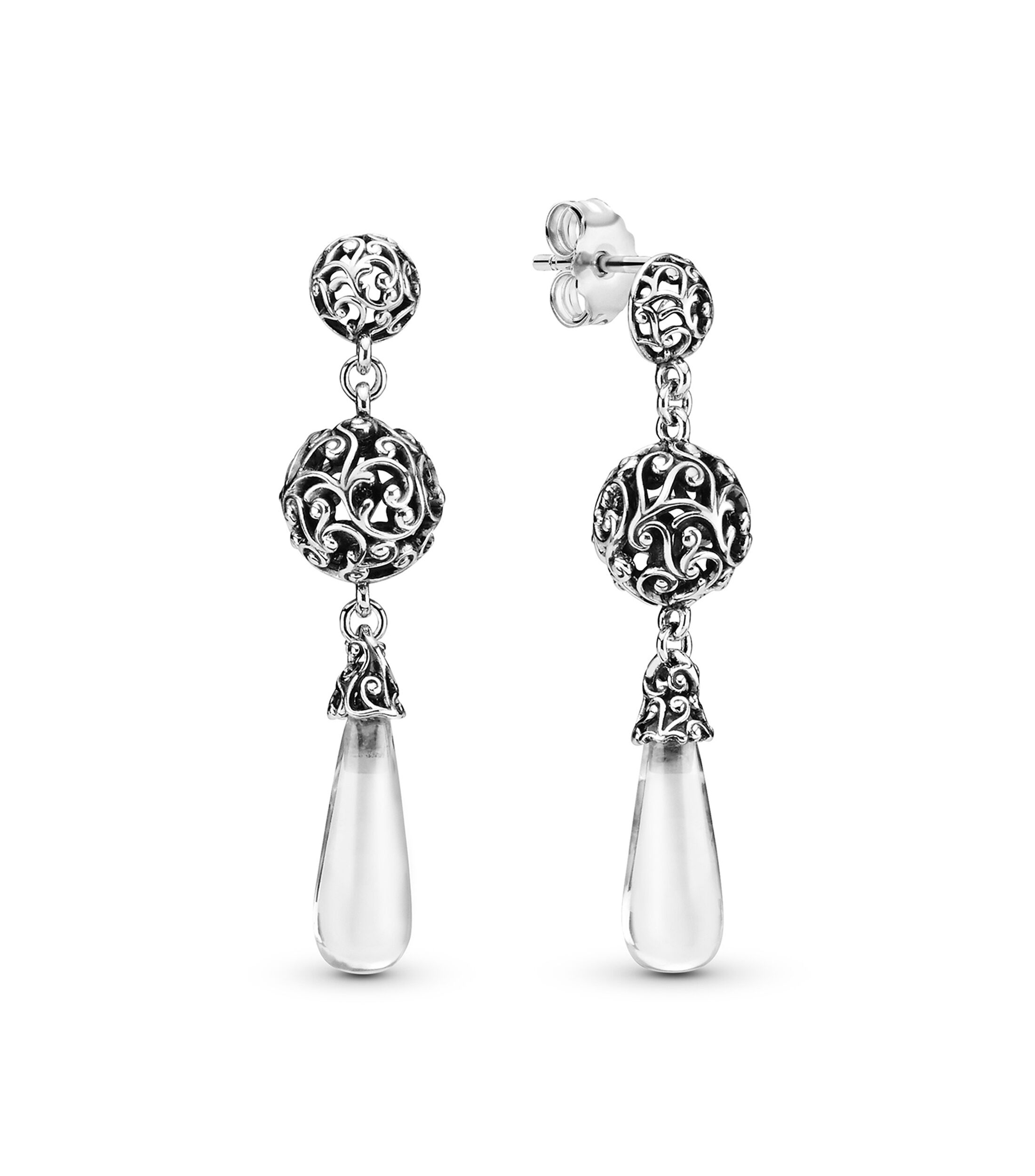 Pandora Aretes en plata Unisex - El Palacio de Hierro