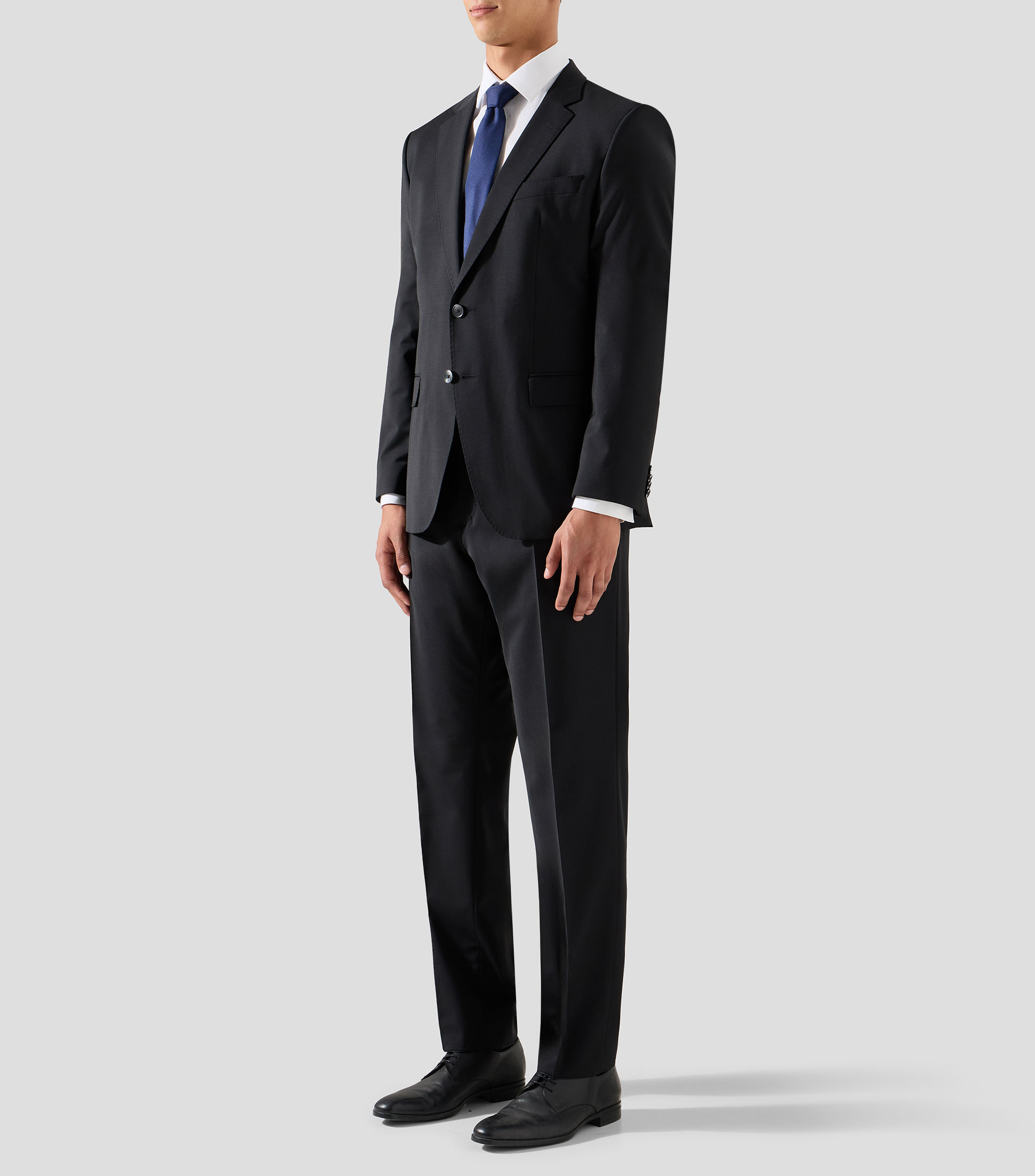 Traje de corte slim liso Hombre