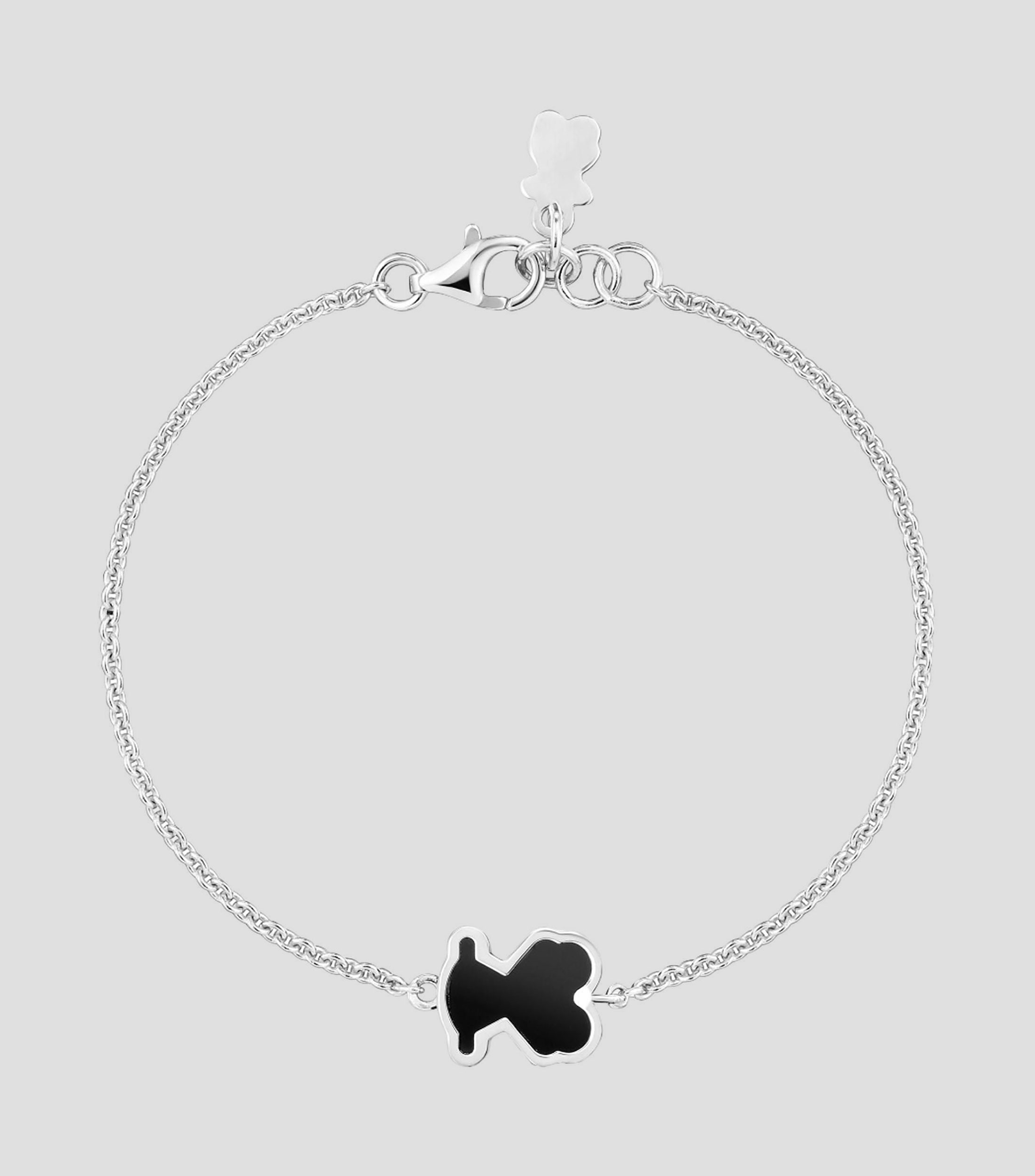 Pulsera en plata con metacrilato Galaxy Mujer