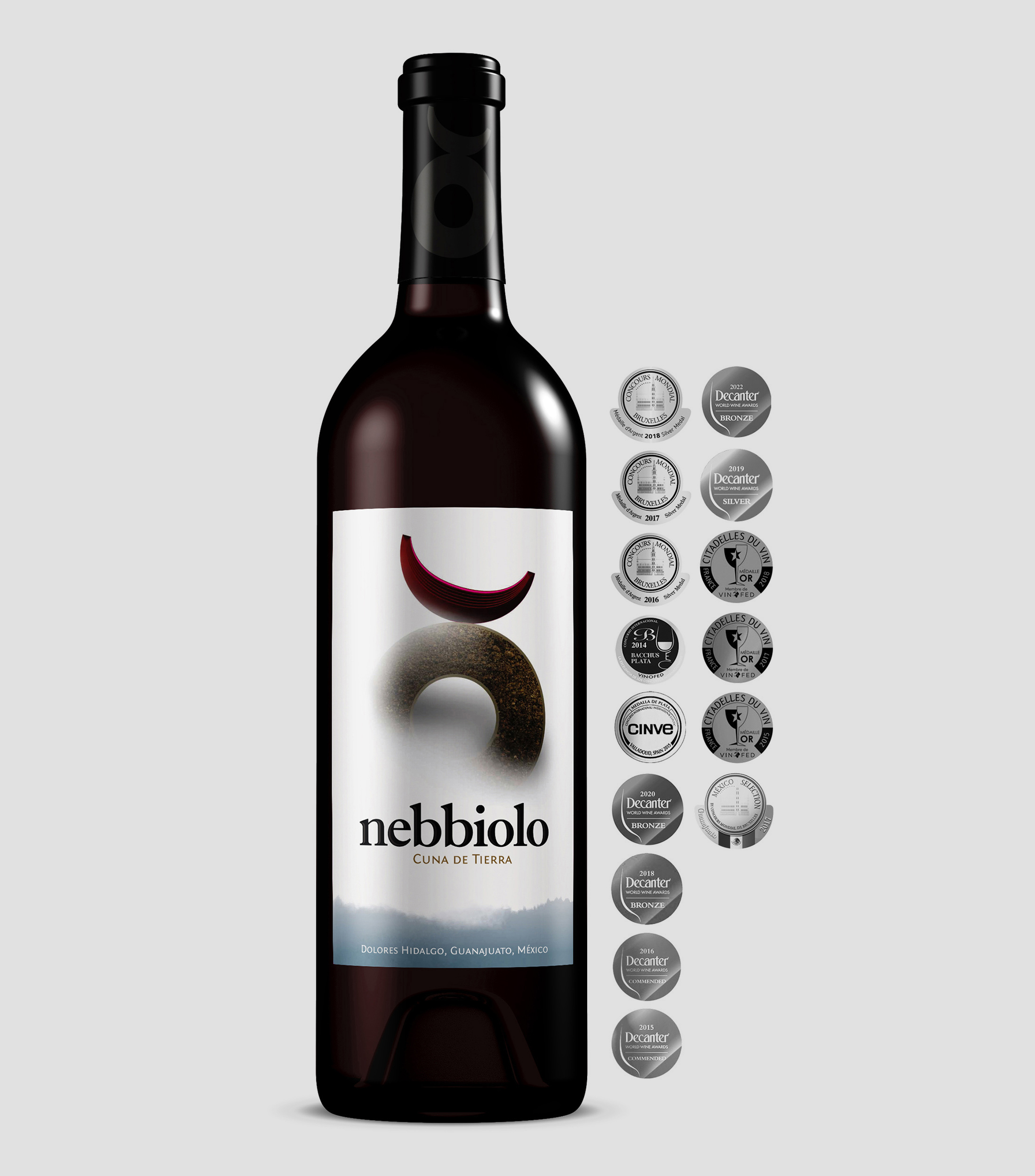 Vino Tinto Cuna de tierra Ensamble, México, 750 ml