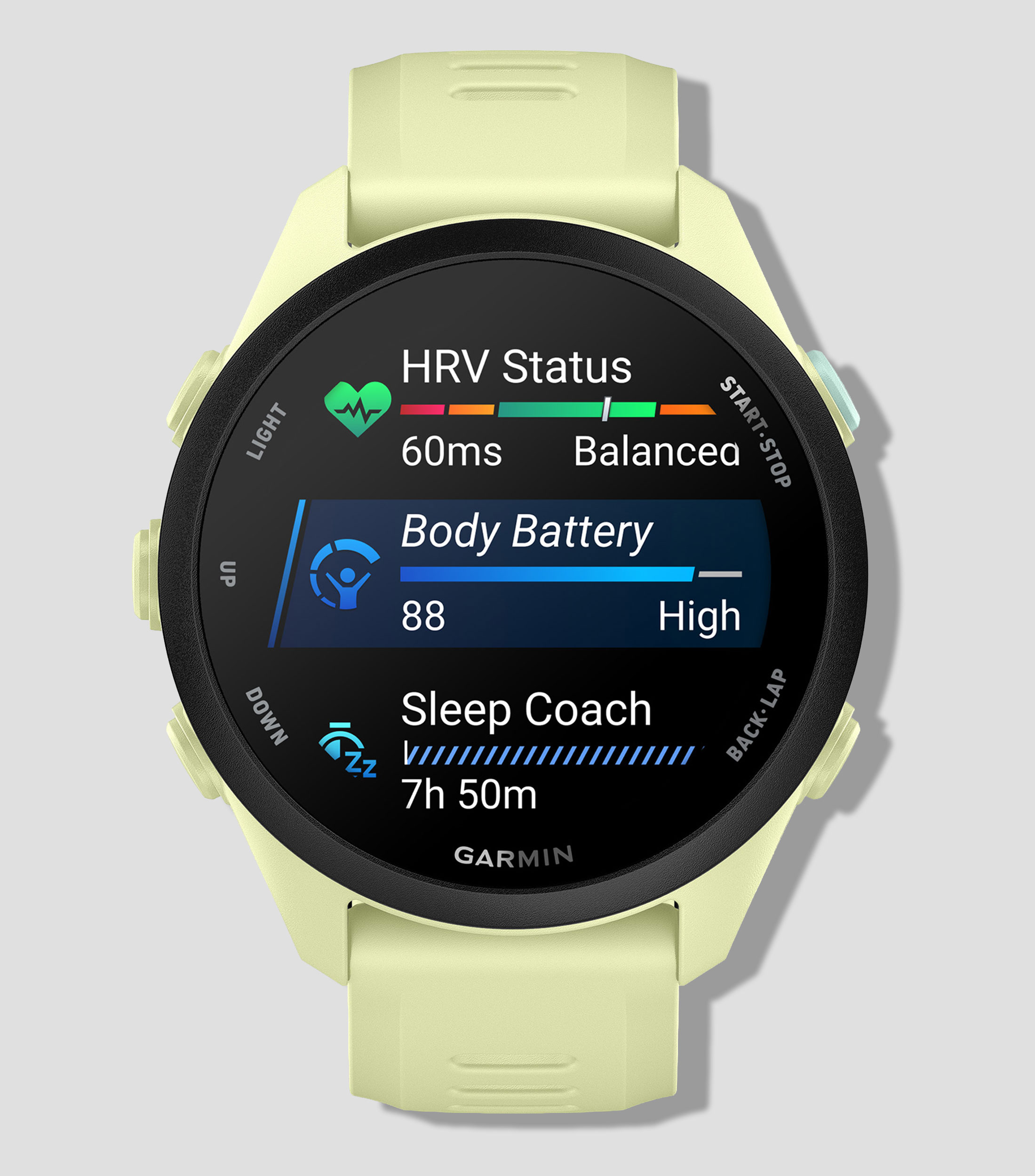 Monitor deportivo Forerunner 70, GPS, Citron, WW para entrenamiento