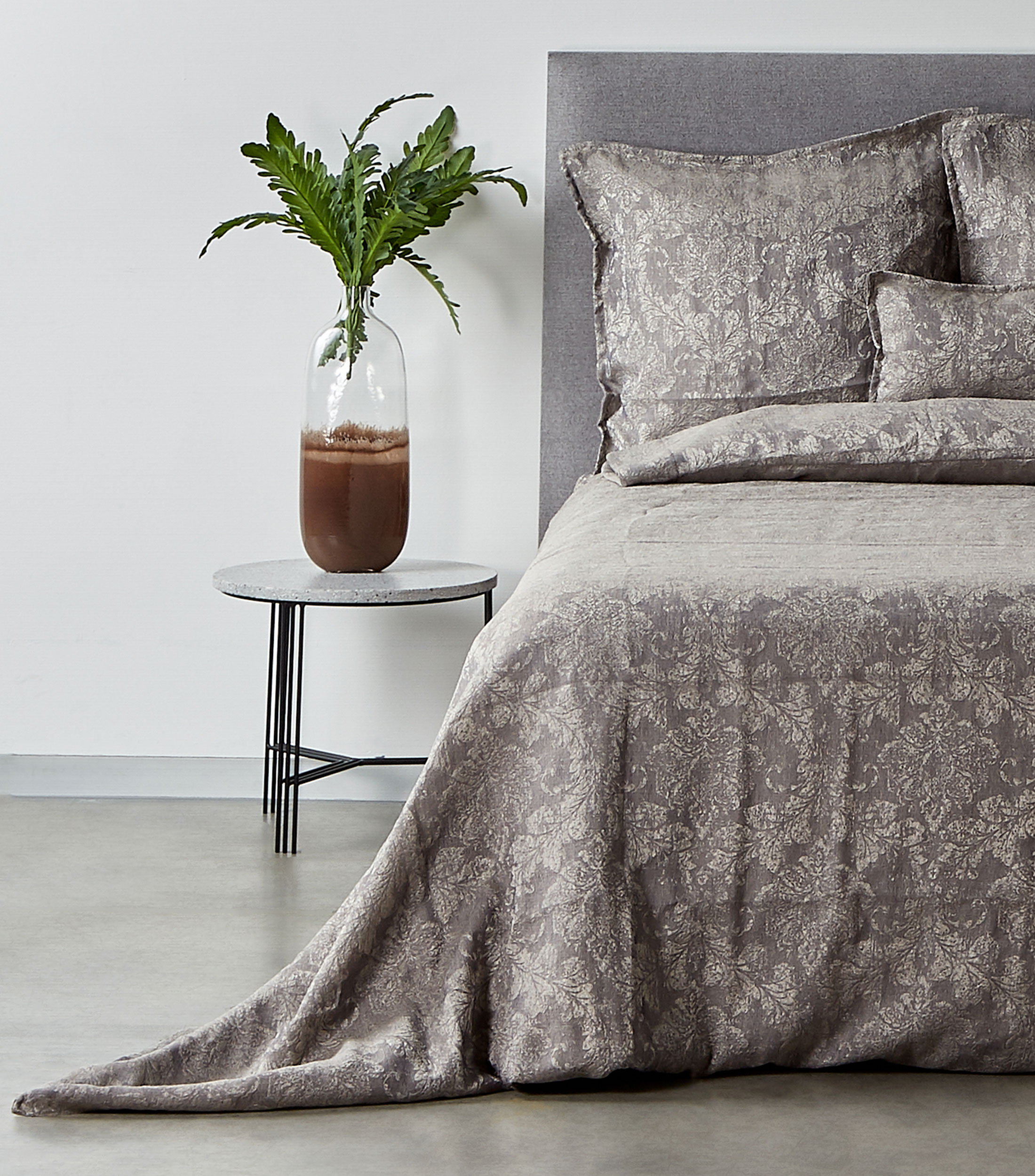 Set de funda para duvet King Size Gabbiano Gris