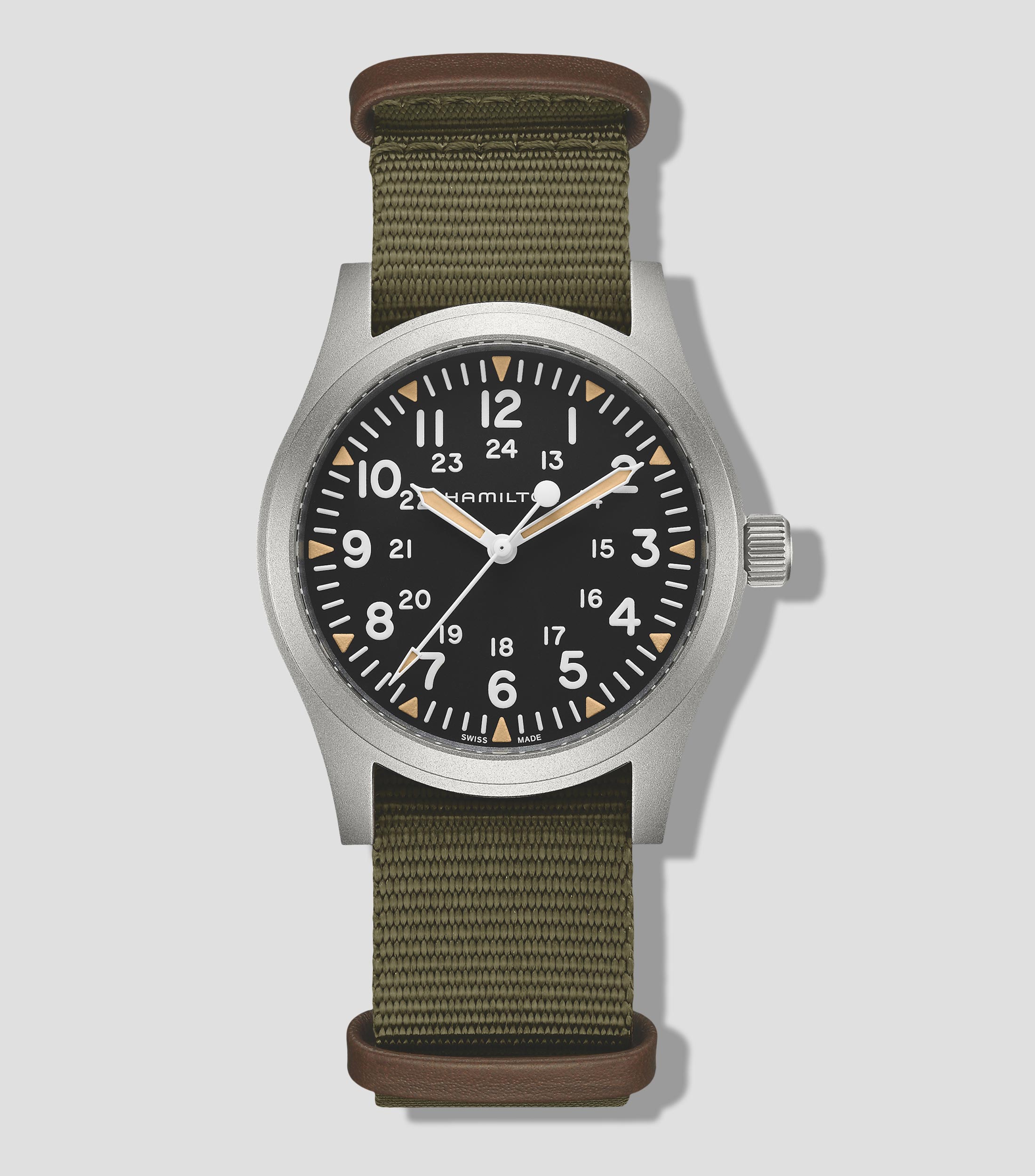 Reloj para Hombre Khaki Field Mechanical Casual, Plateado