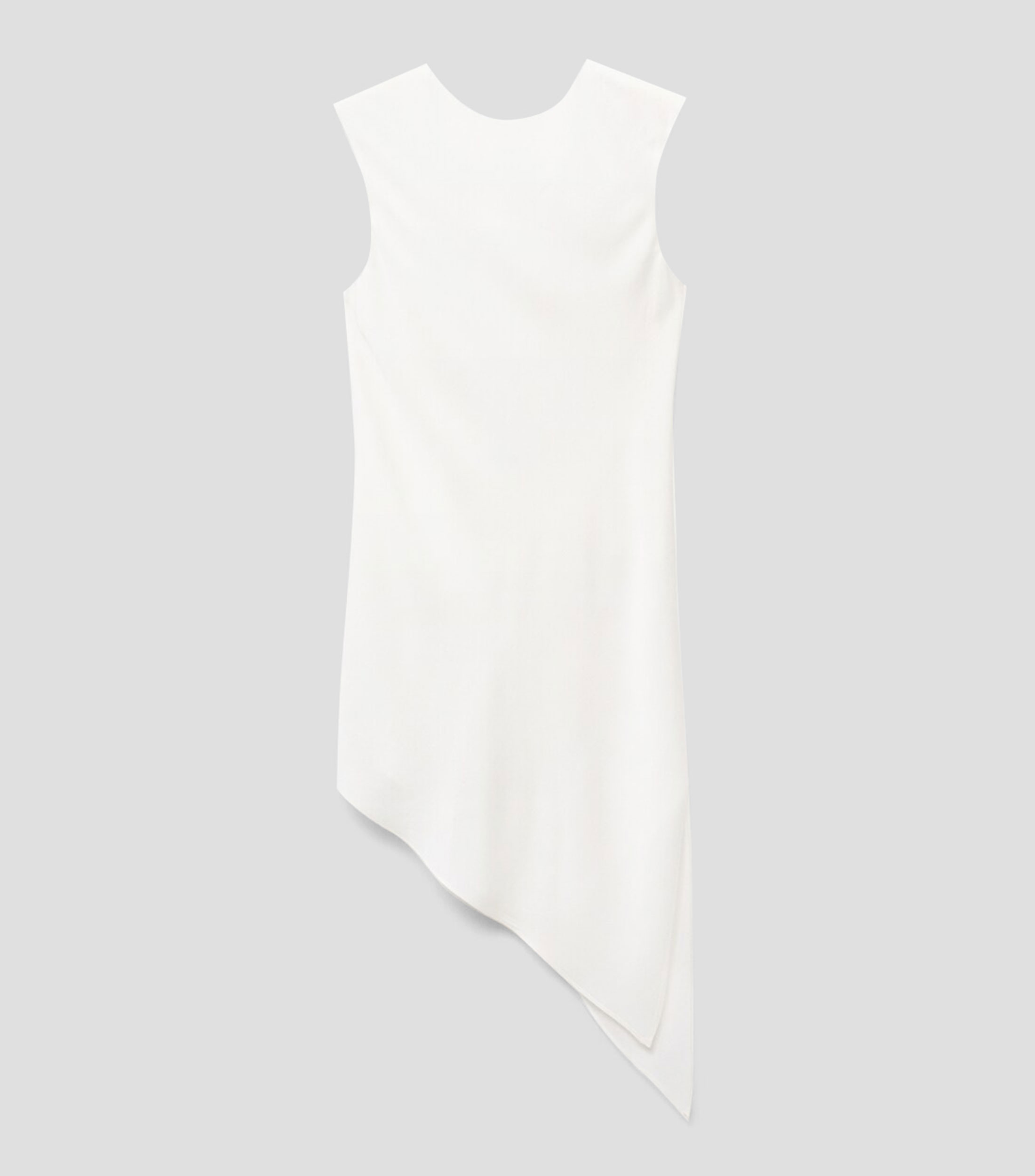Blusa asimétrica sin mangas Mujer