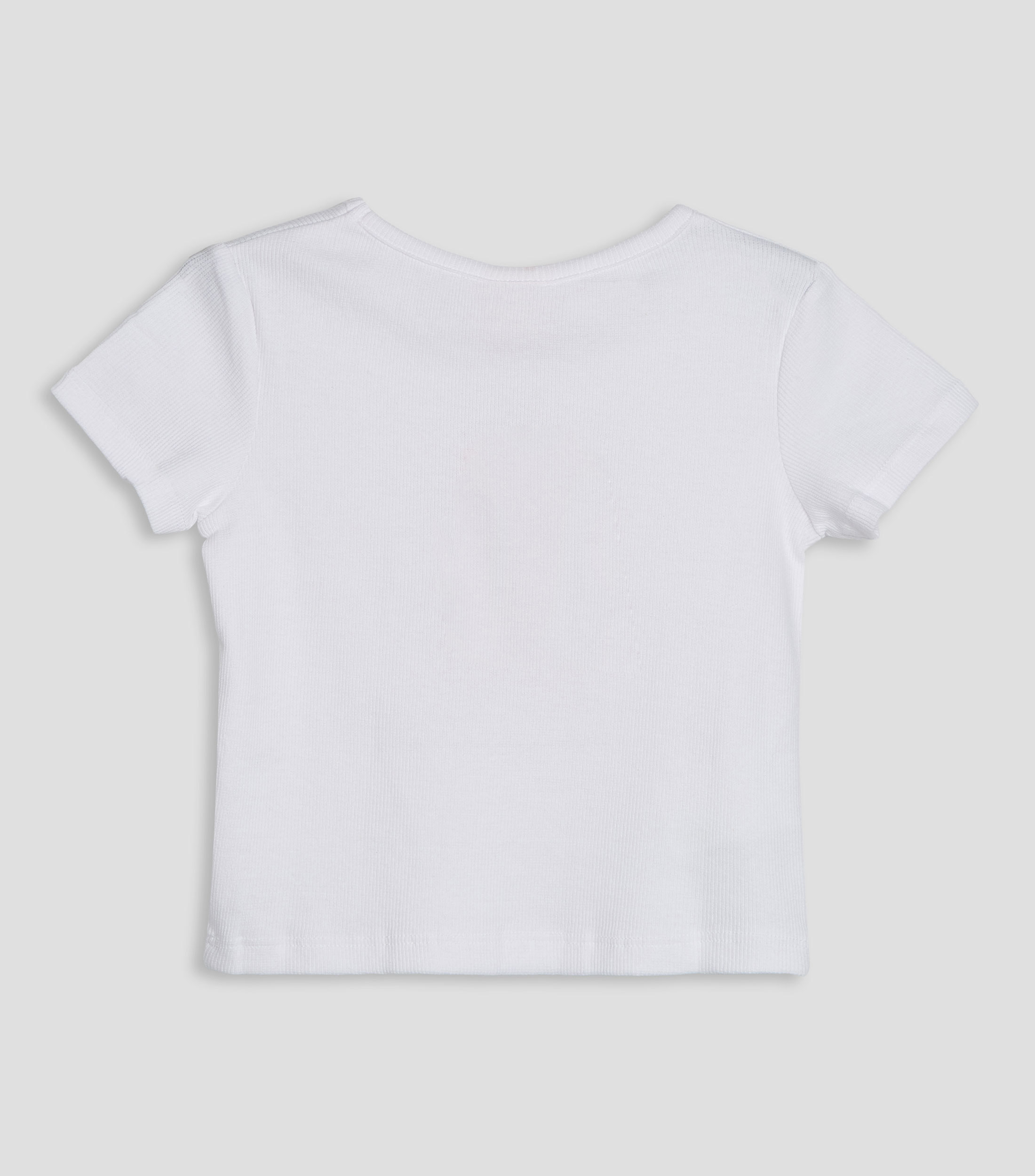 Playera cuello redondo manga corta Niña