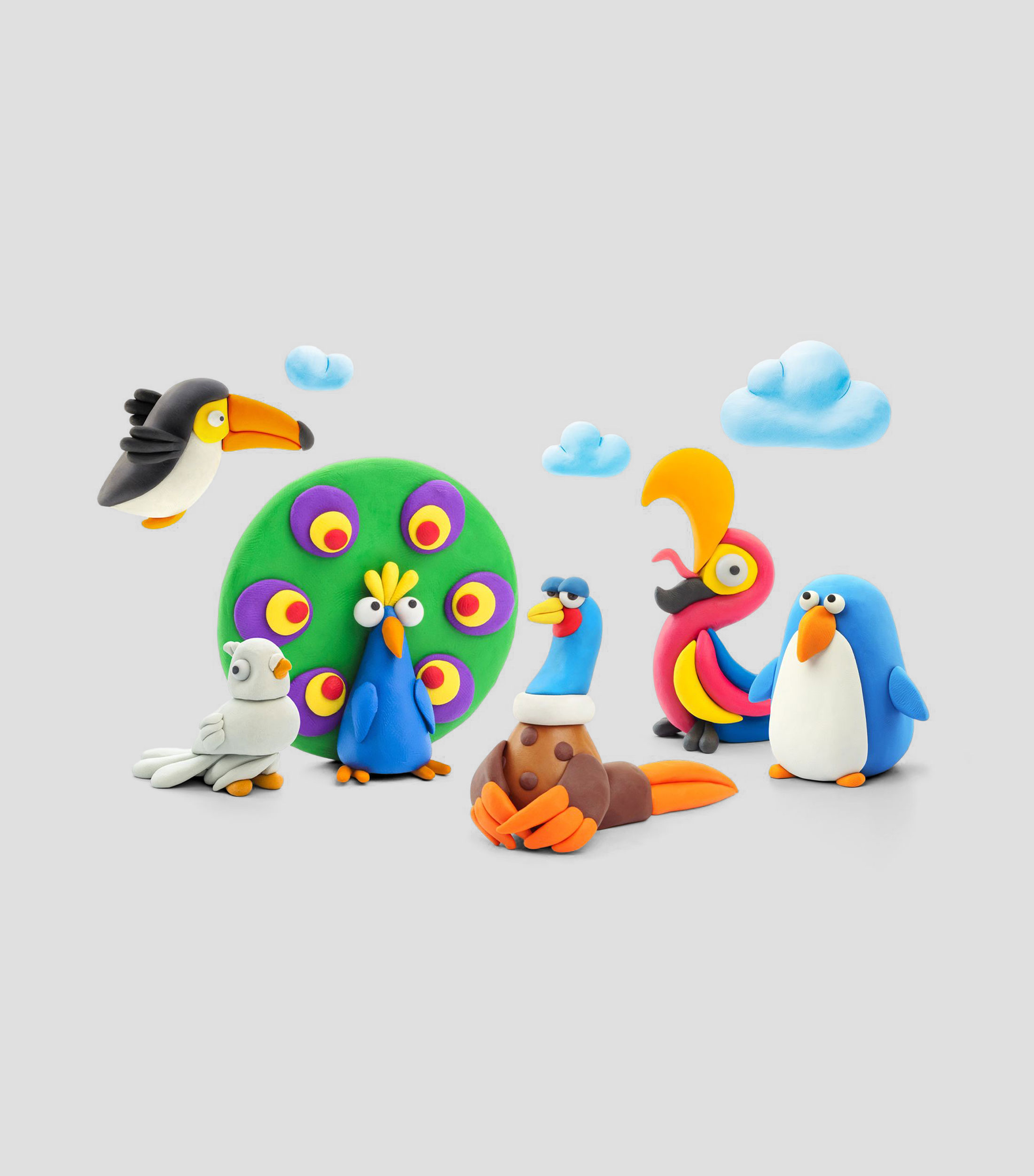 Playset de manualidades, Aves