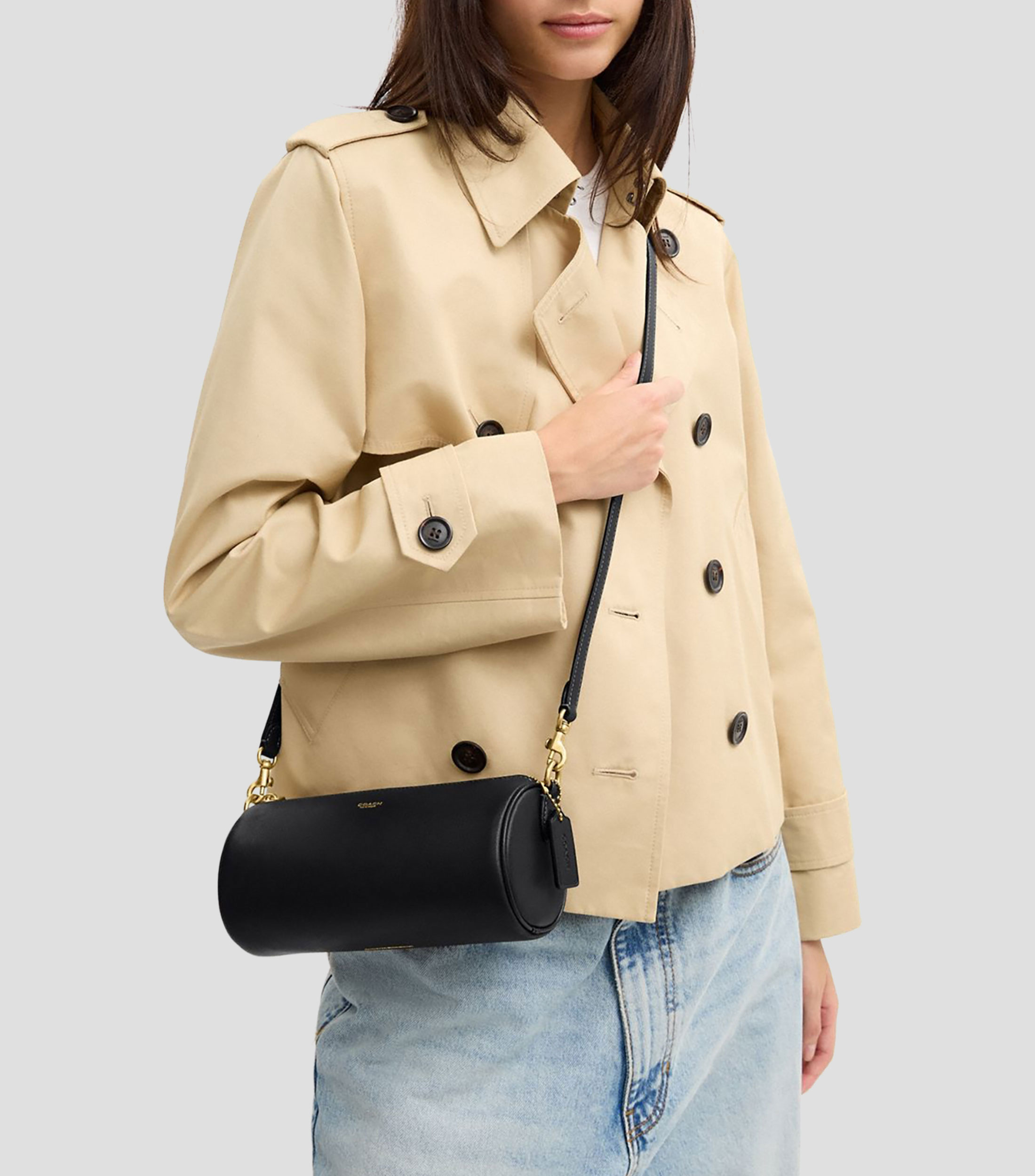 Bolsa Shoulder Negra Barreal Mujer