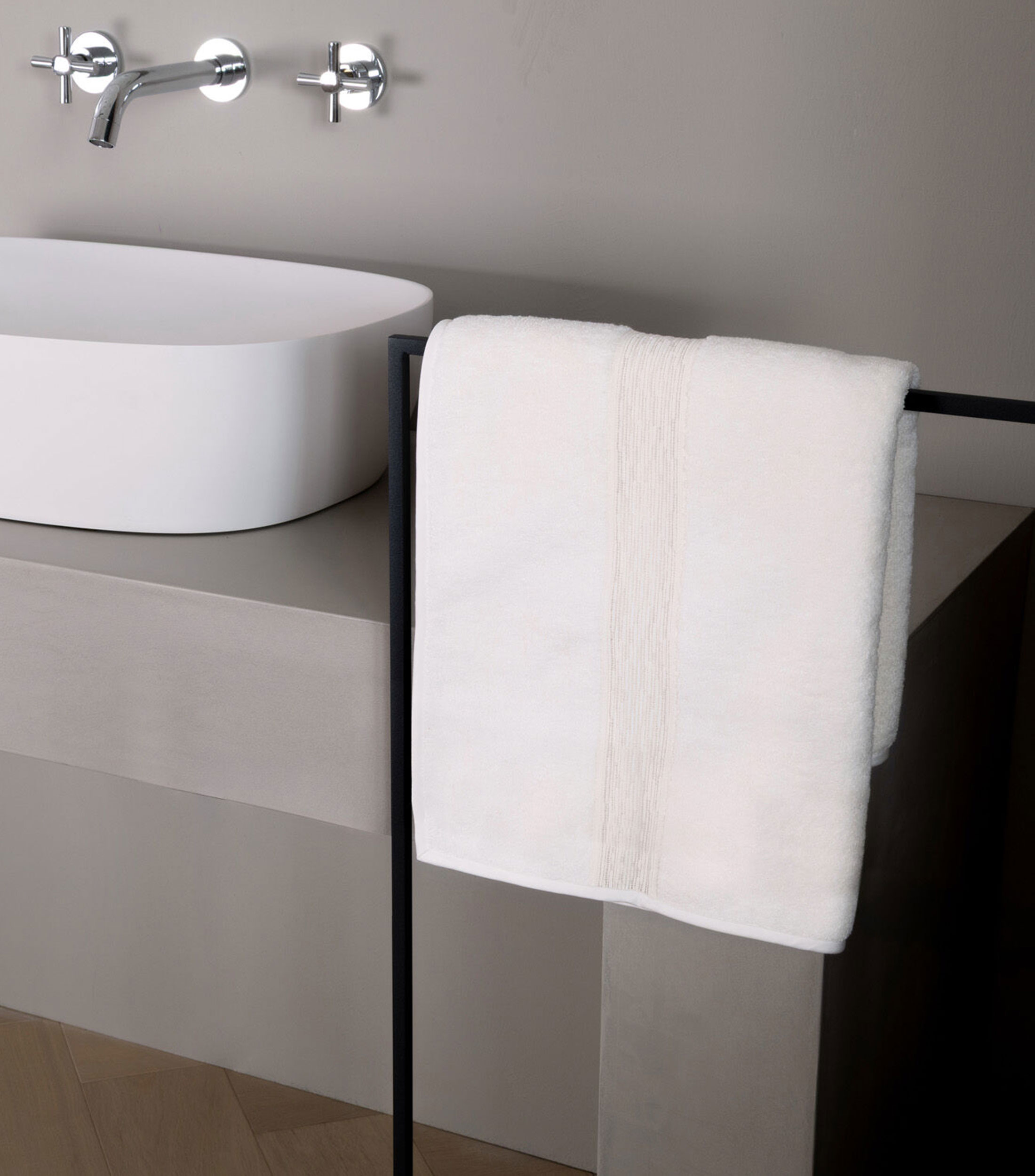 Toalla de medio baño Balance blanco