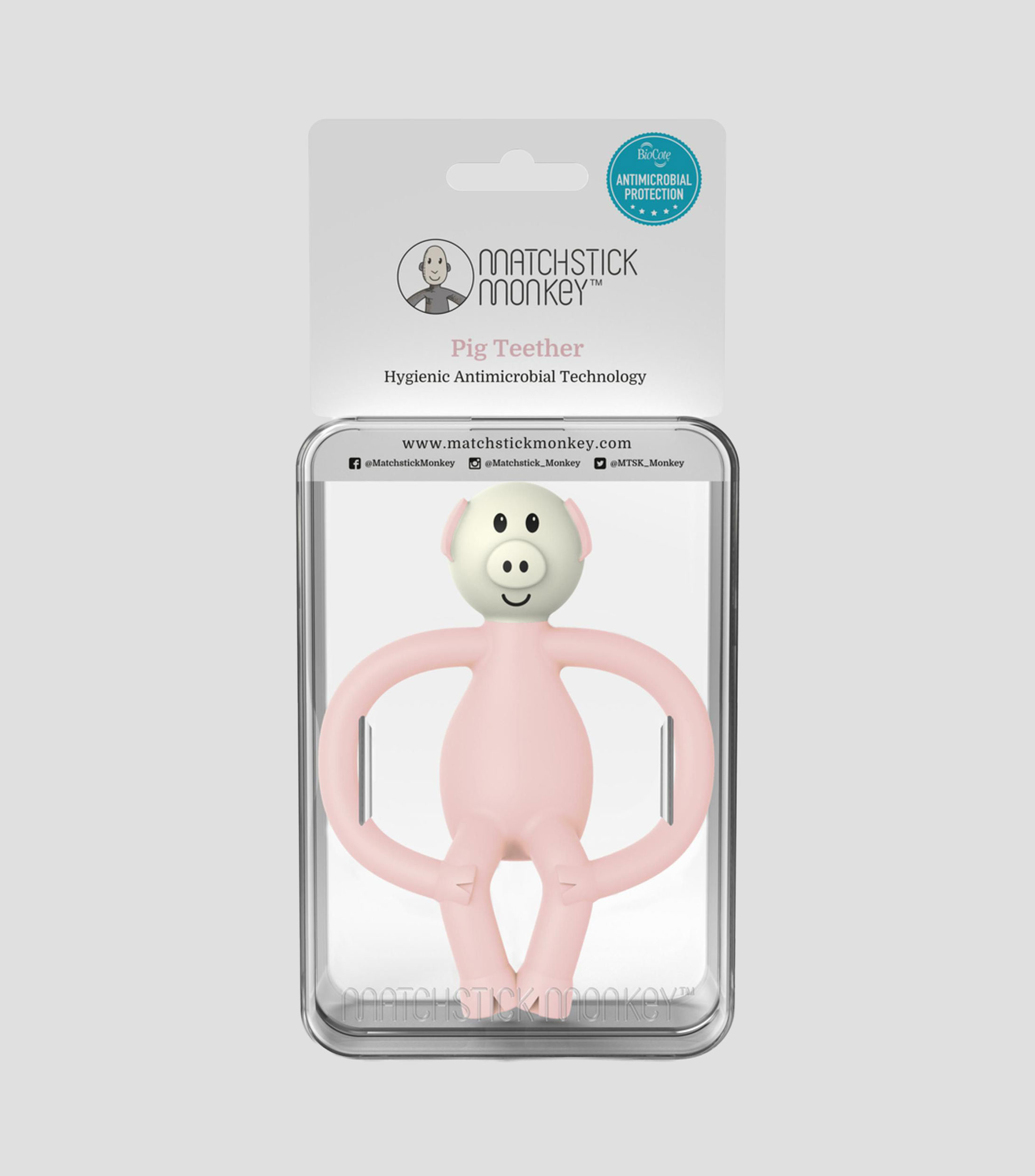 Mordedera Cerdito en Silicón