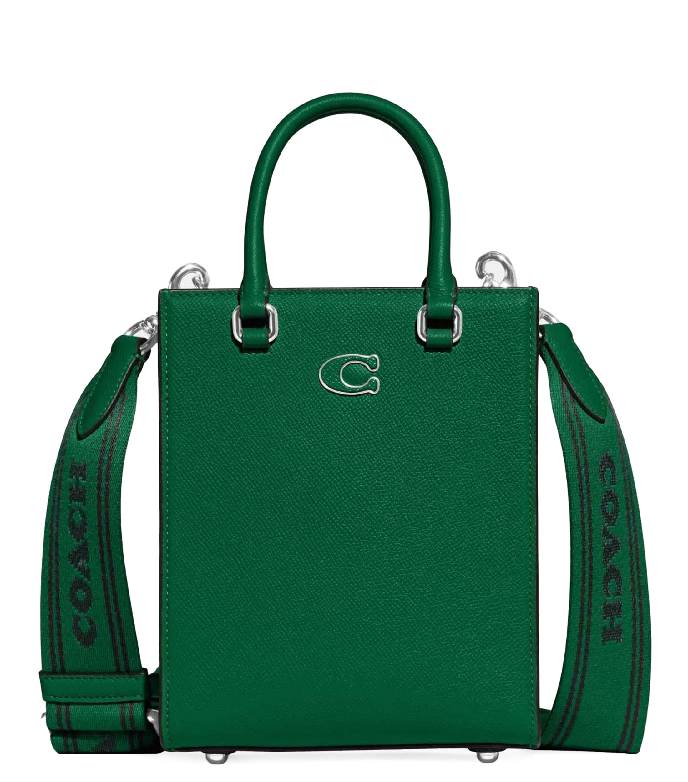 COACH Bolso Tote Verde en Piel Unisex El Palacio de Hierro