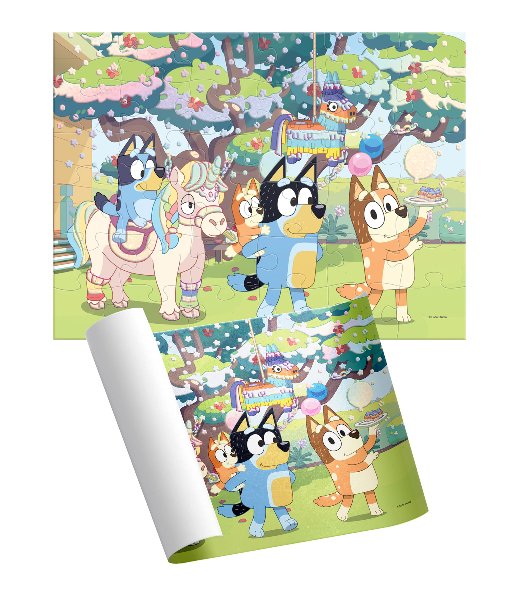 Rompecabezas Infantil Bluey Cilindro