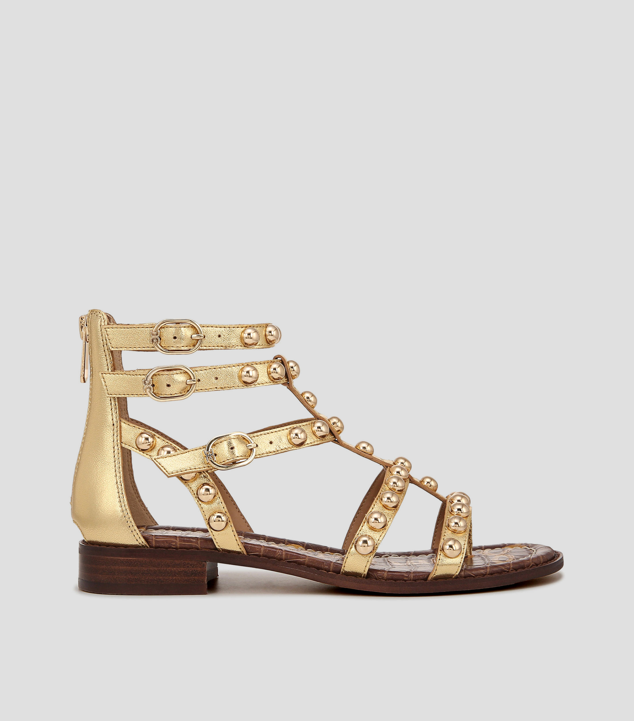 Sam Edelman STRAPPY DANIELLA - Sandalias De Tacón - Gold/dorado