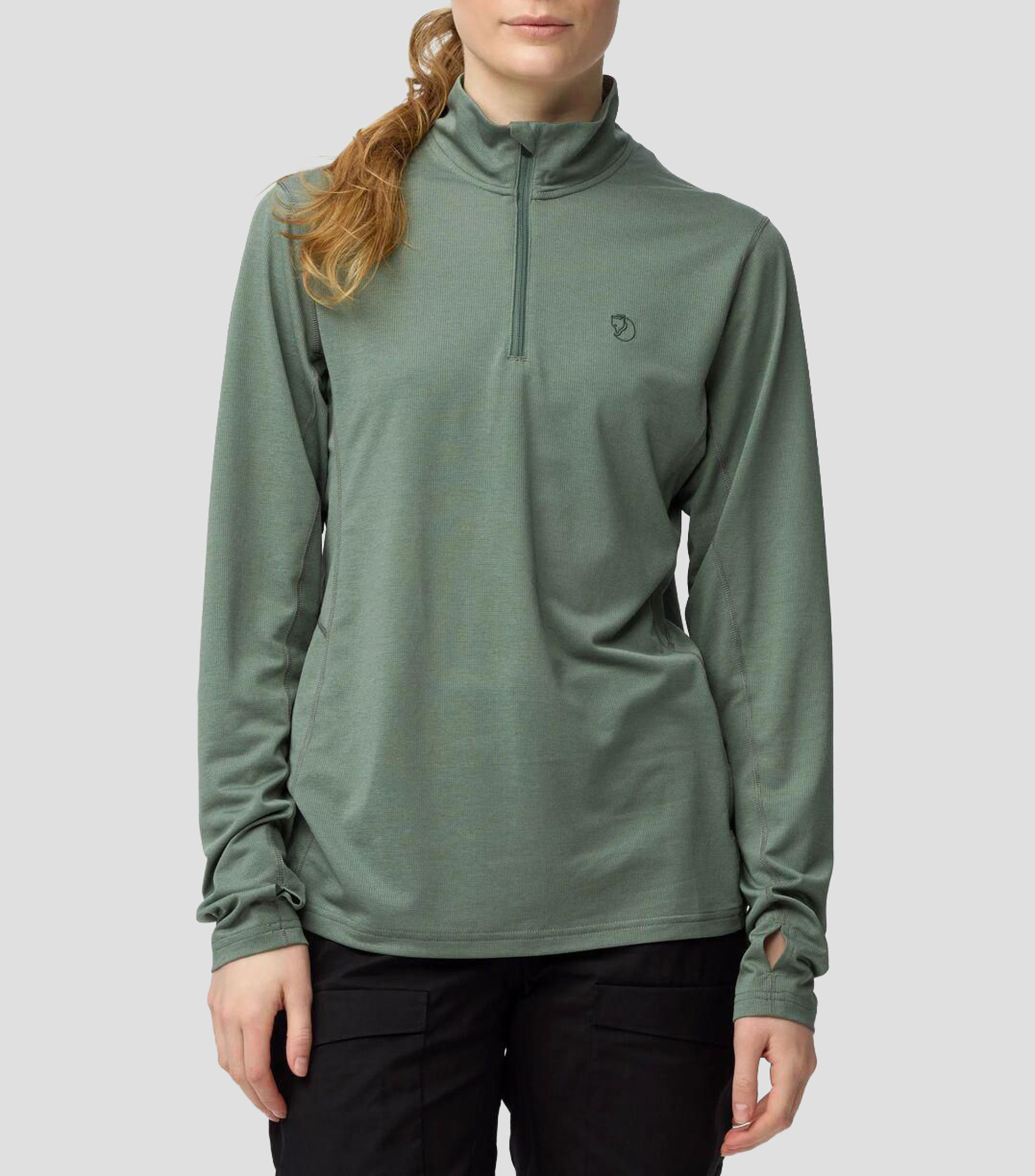 Playera para entrenamiento Abisko lisa Mujer